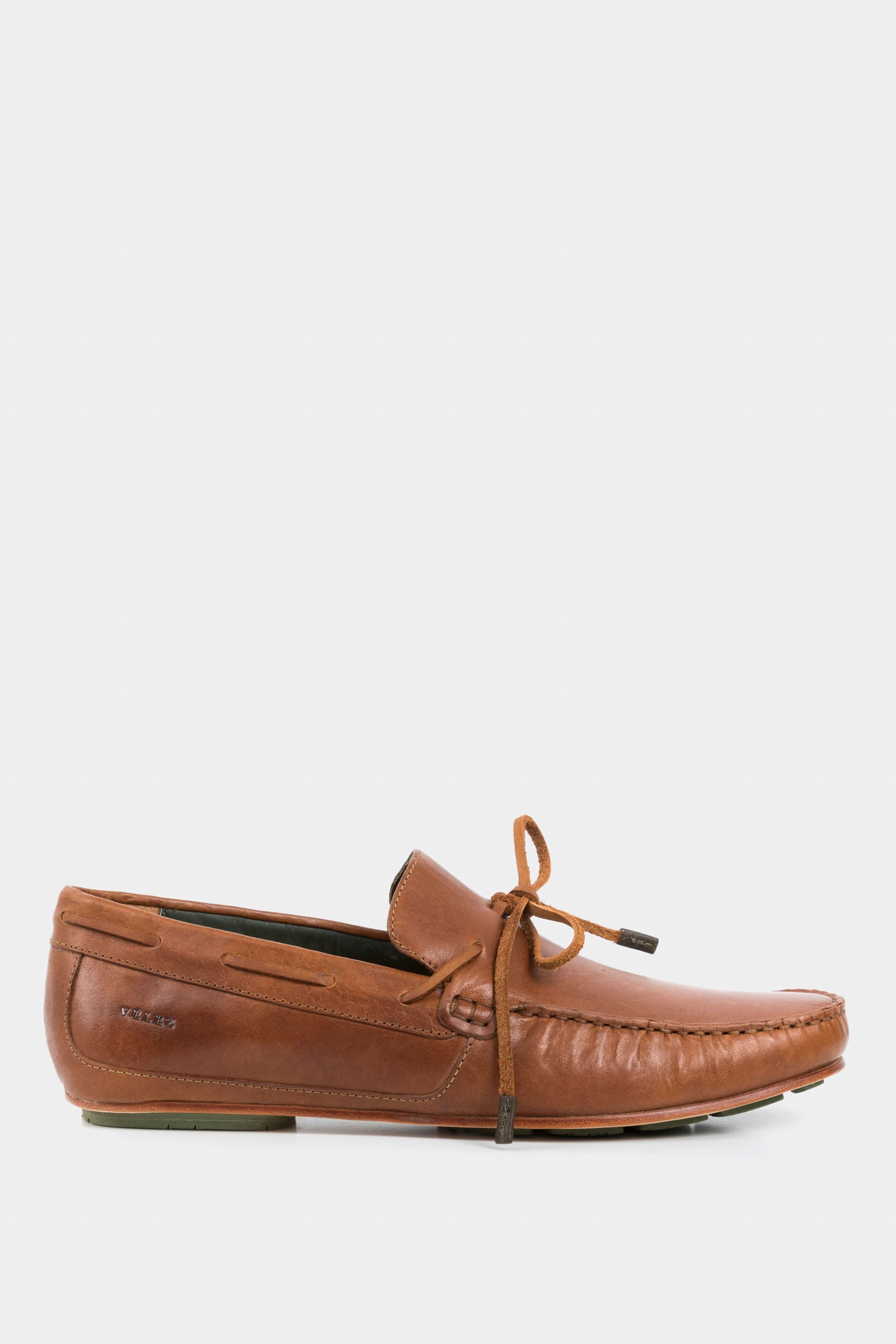 Vintage Driver Loafers in Honey-Colored Leather