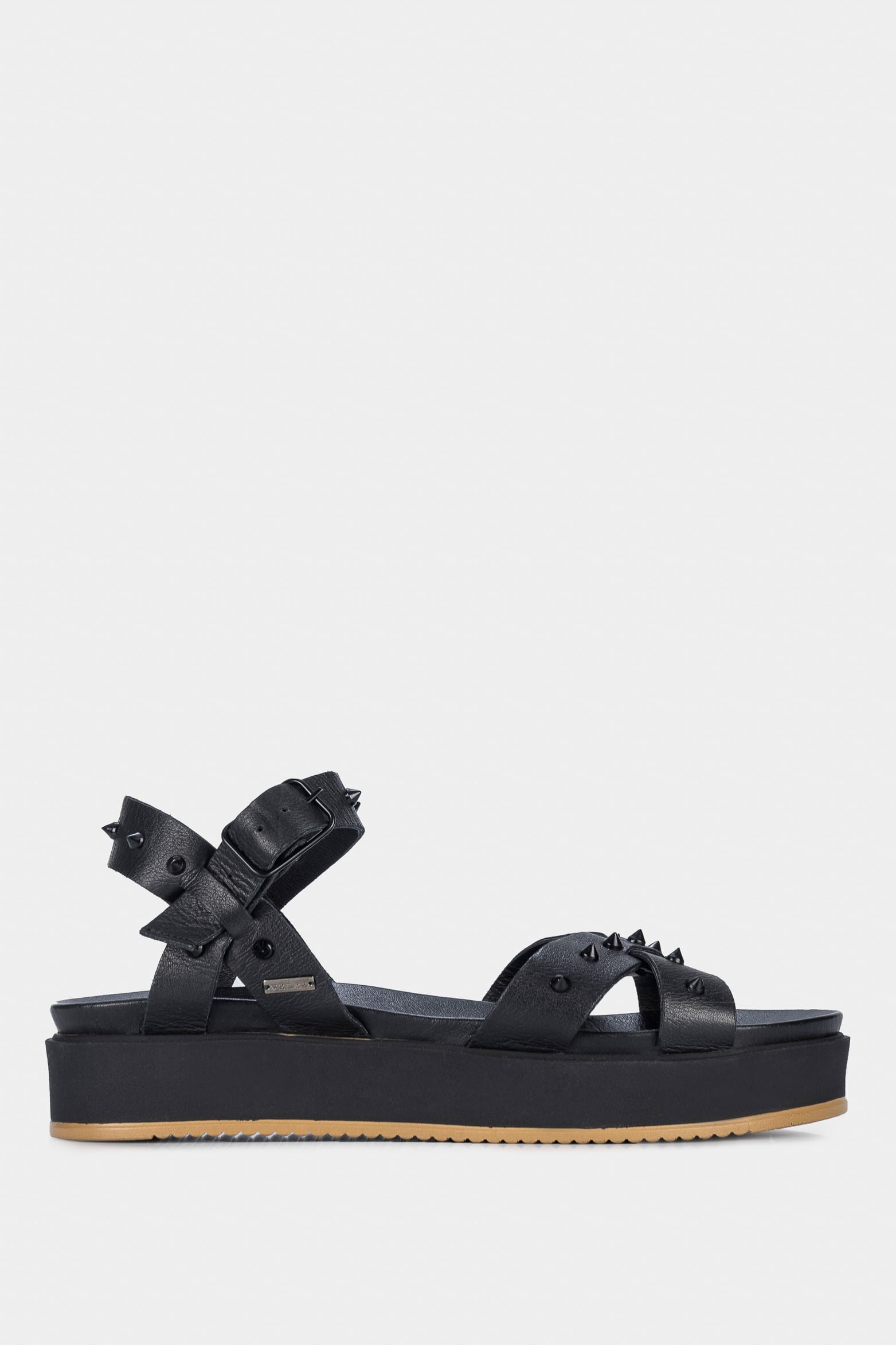 Women’s Palau Platform Leather Sandals with Metal Studs