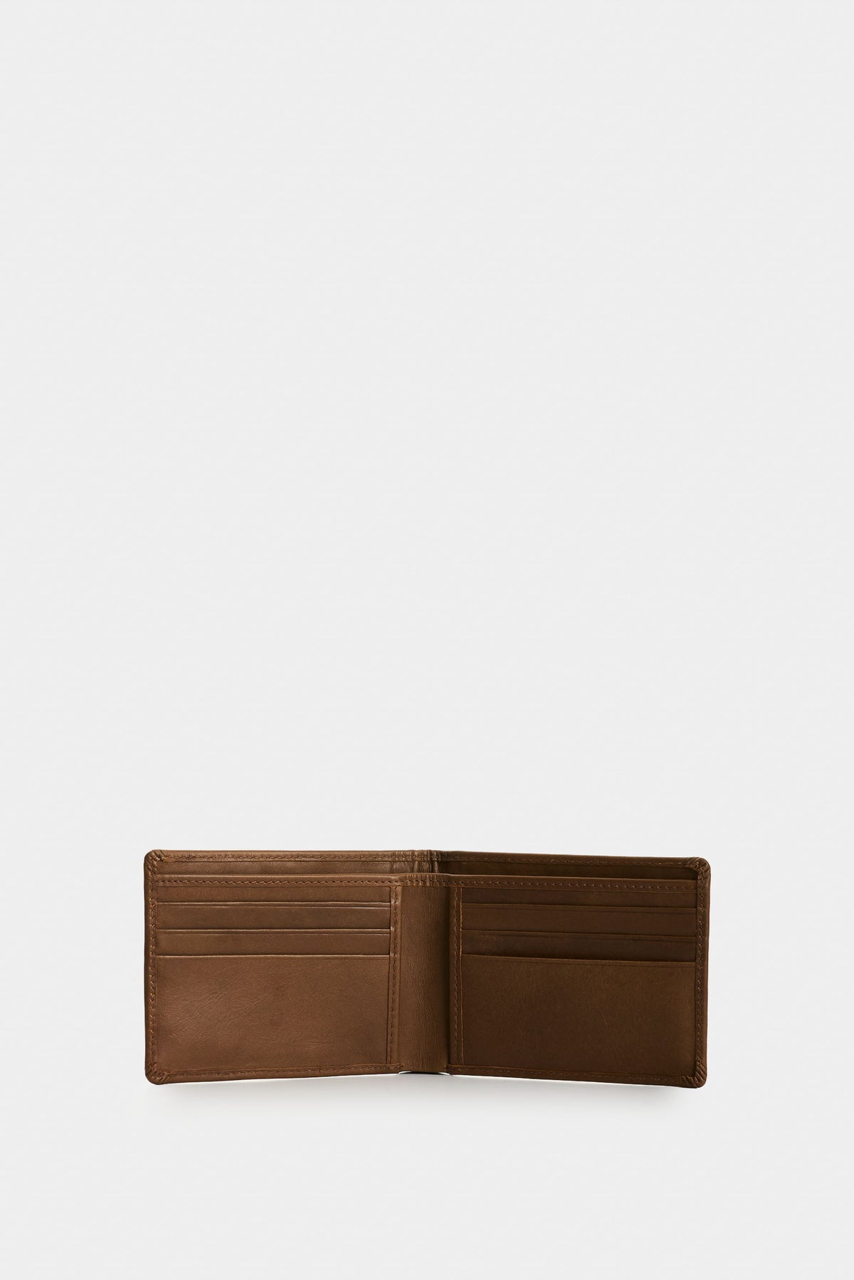 Men's Duna Leather Wallet with Woven Detail