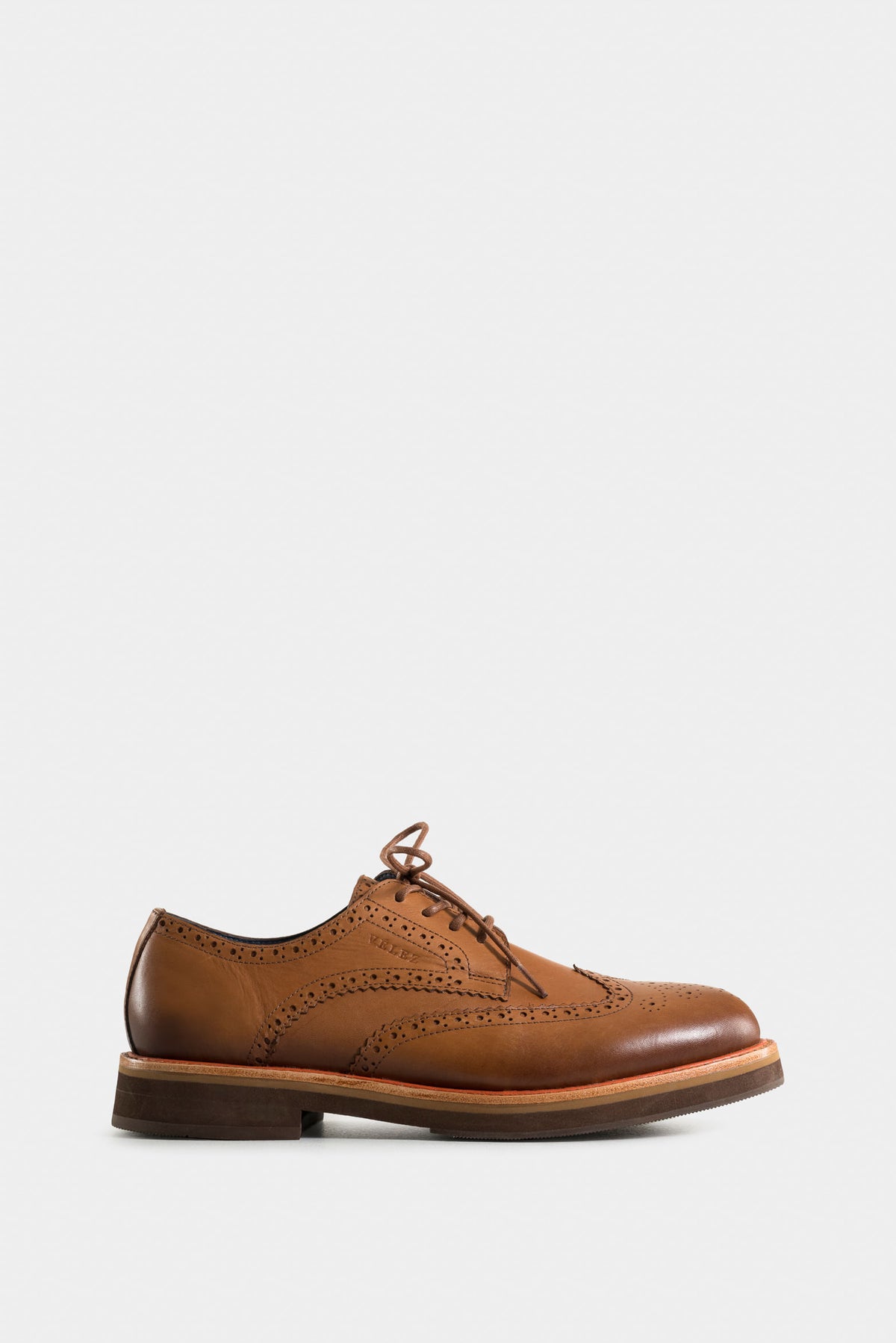 Traditional leather brogue lace-ups for men