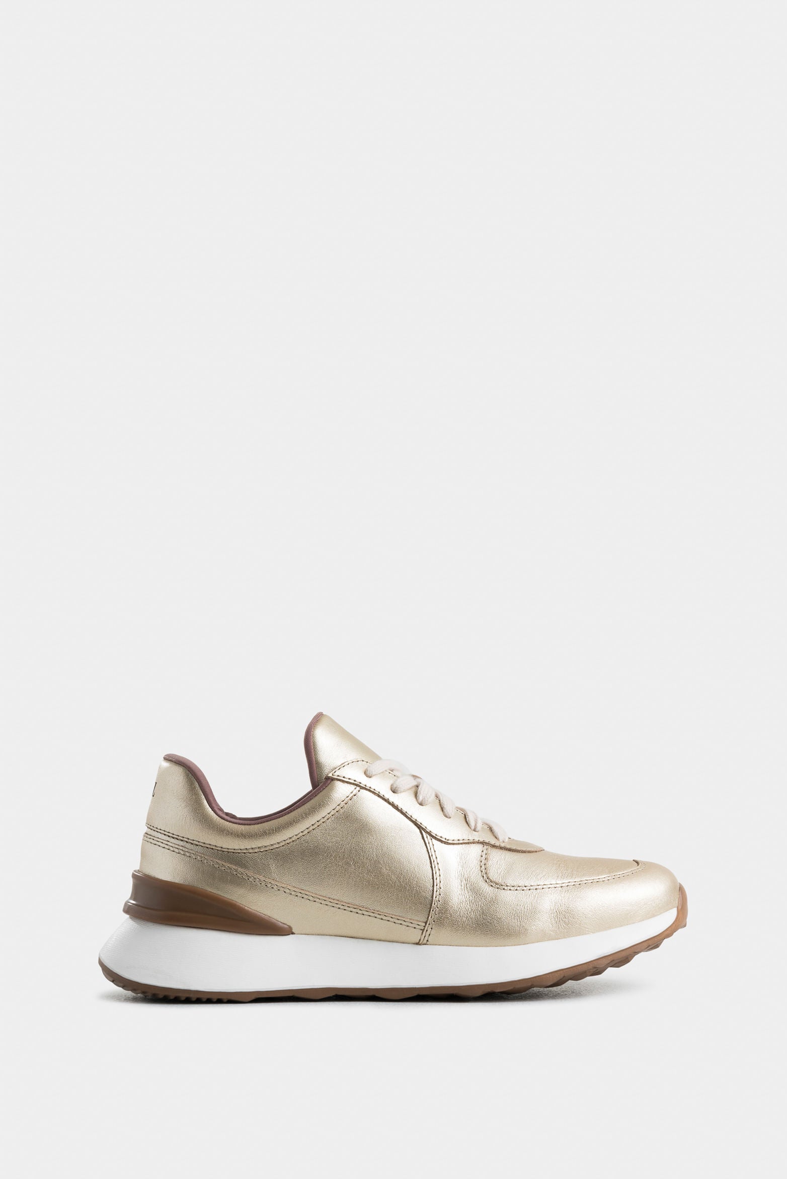 Jacinto Leather Tennis Shoes for Women, Folia Finish