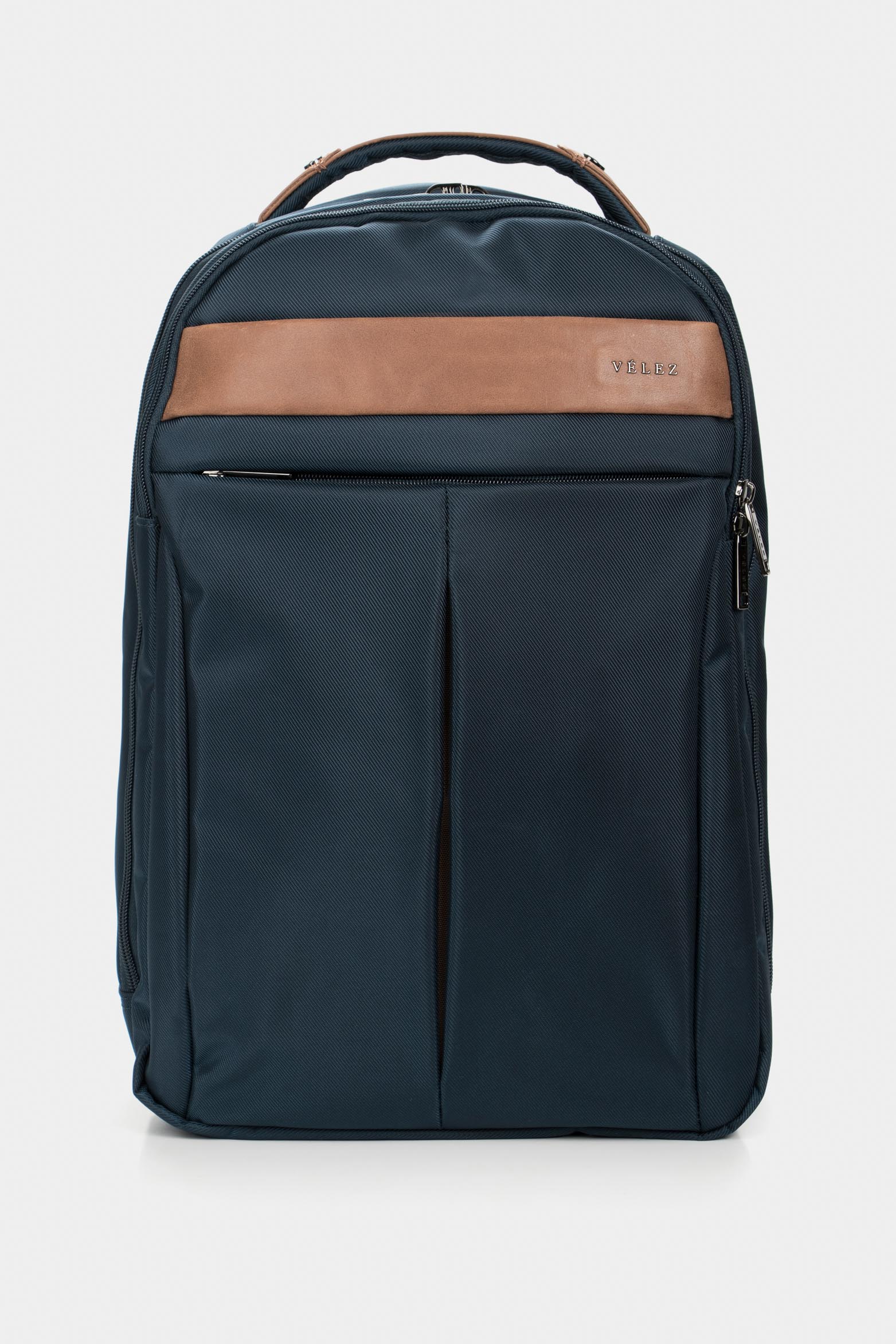 Express Monochrome Canvas Backpack in Dark Blue
