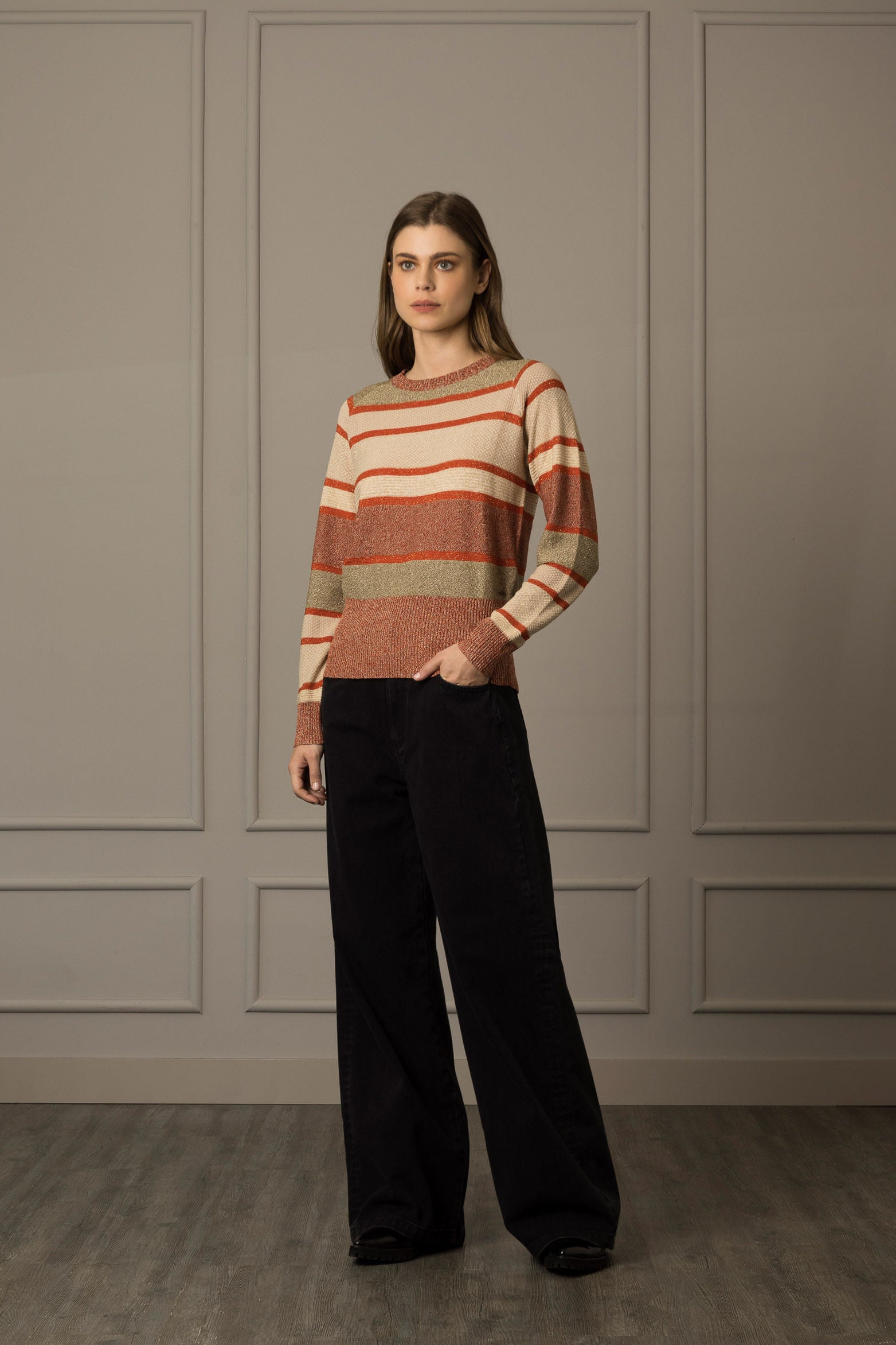 Women’s Colorblock Knit Sweater