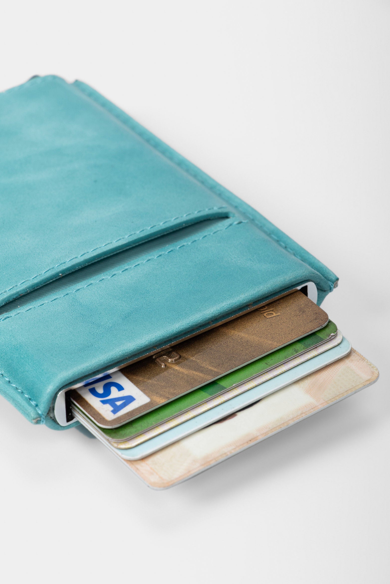 Leather Miniwallet Document Holder