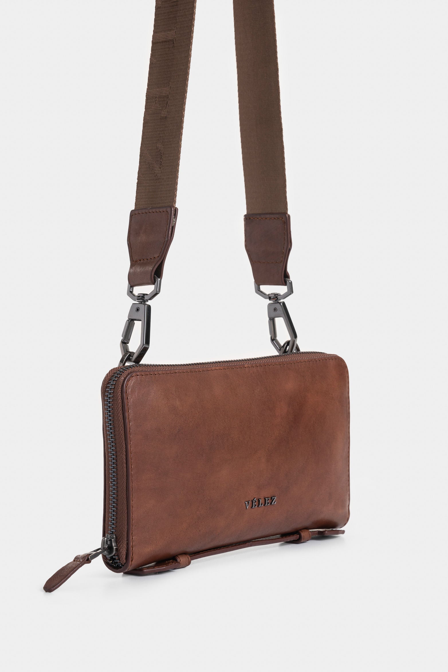 Elba 2 Leather Hands-Free Bag for Women with Brushed Finish