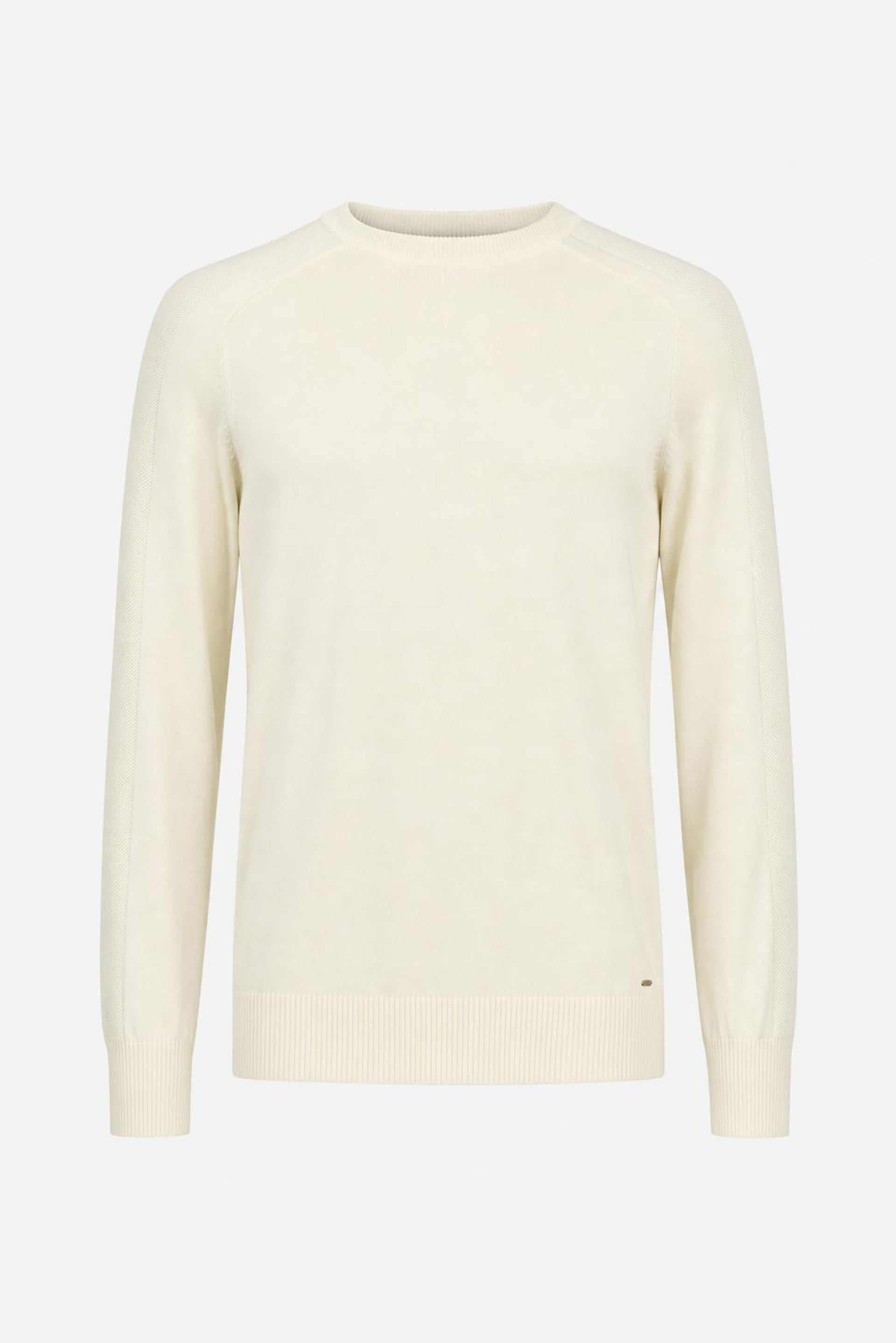 Men’s Cotton Knit Sweater with Raglan Sleeves