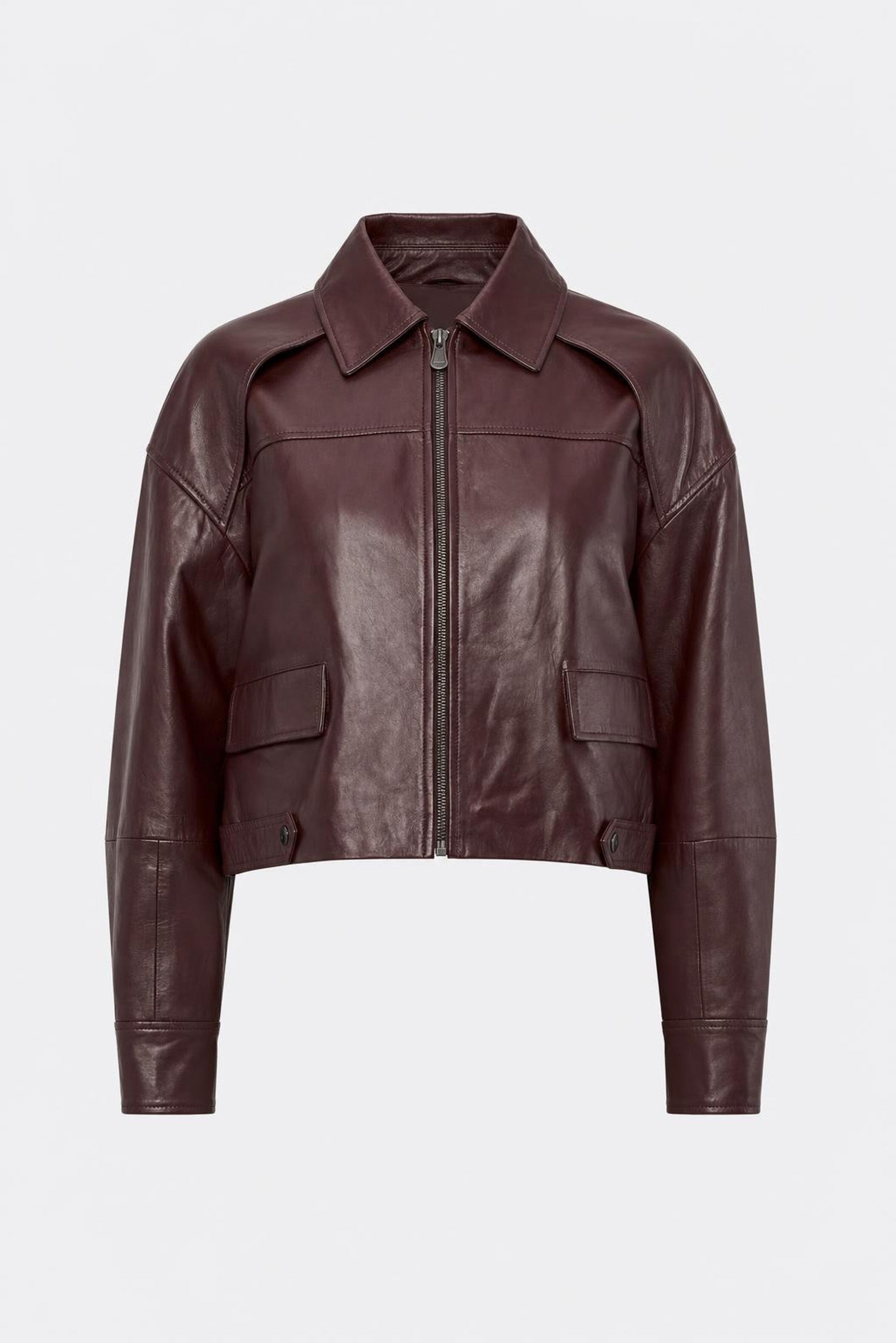 Cayena Boxy Leather Jacket for Women