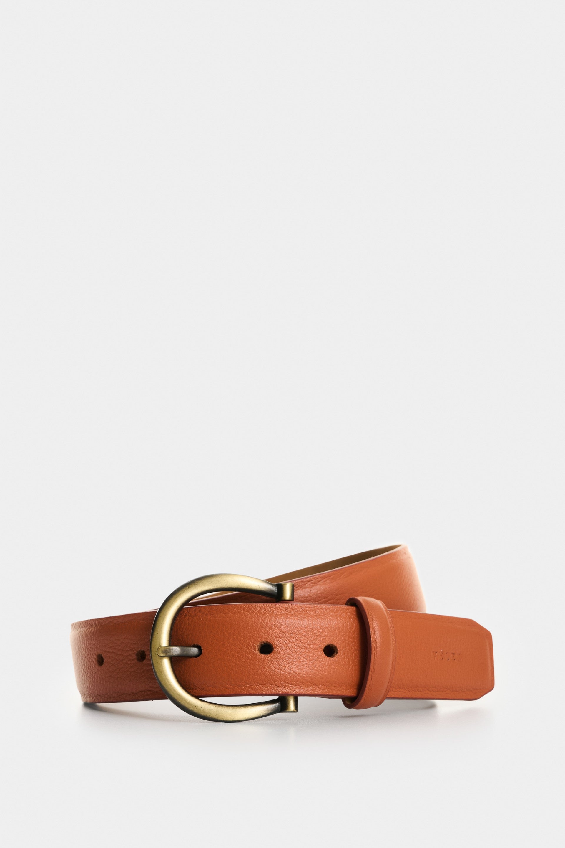 Honey Single-Sided Leather Belt for Women