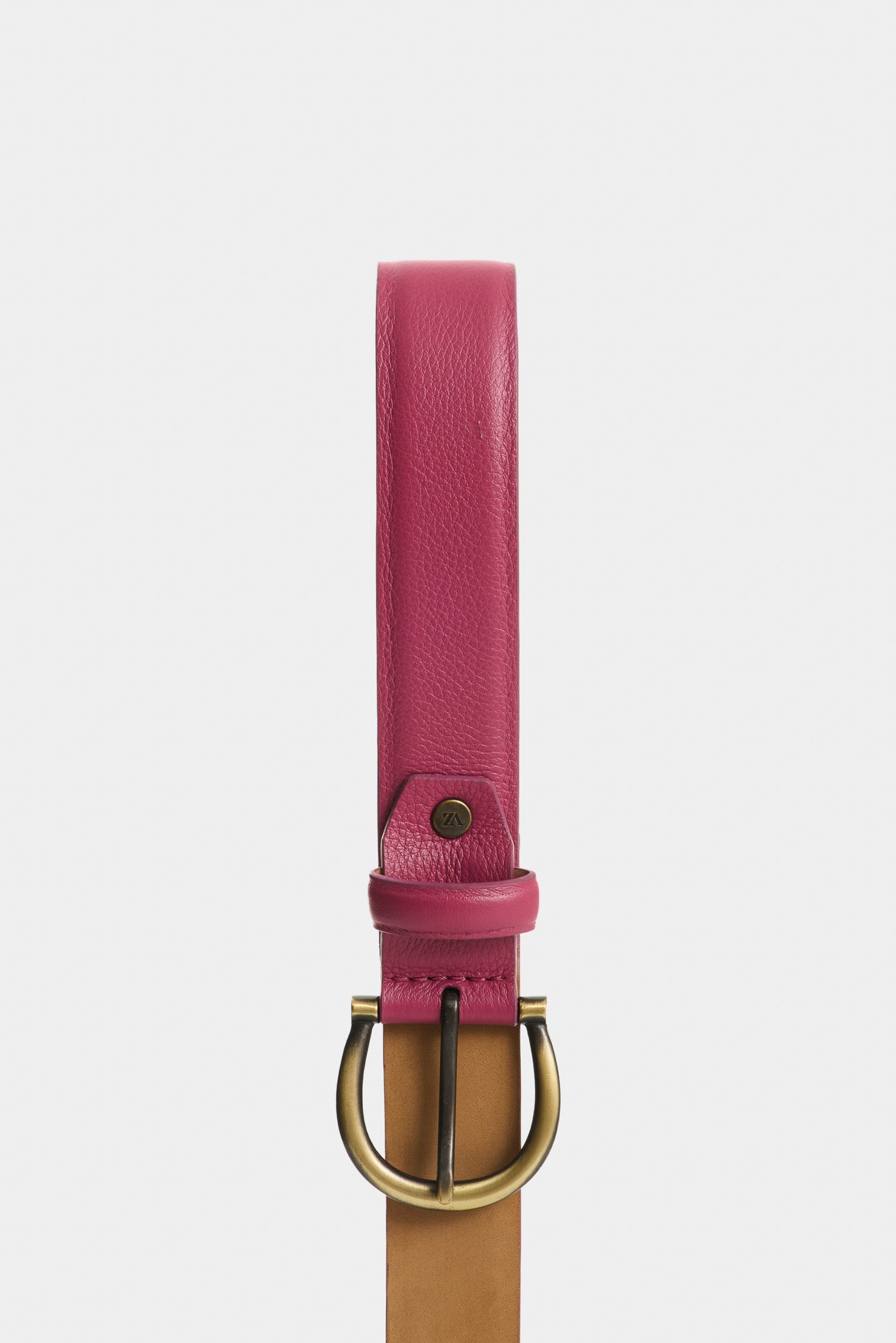 Honey Single-Sided Leather Belt for Women