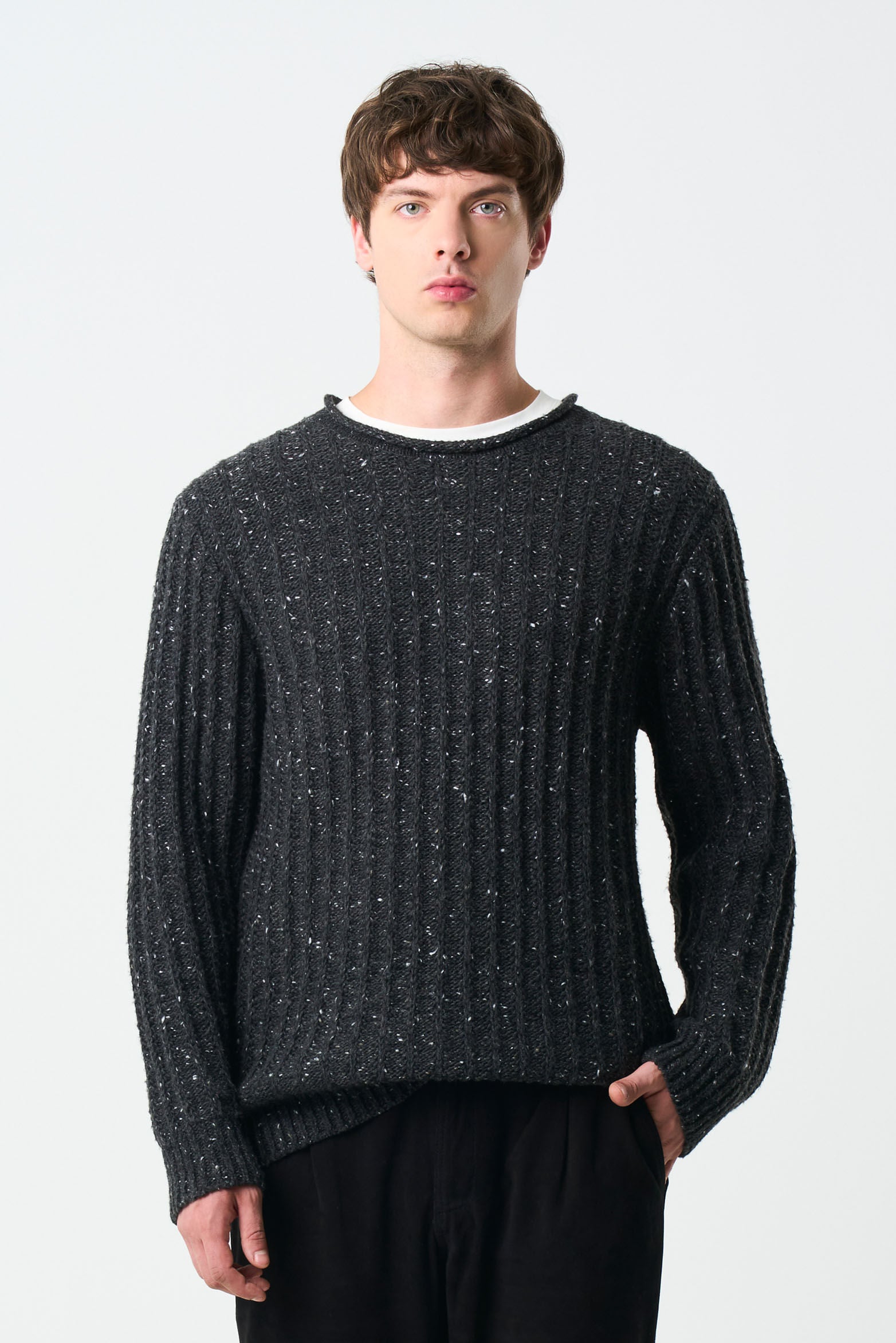 Men's Selva Knitted Crewneck Sweater
