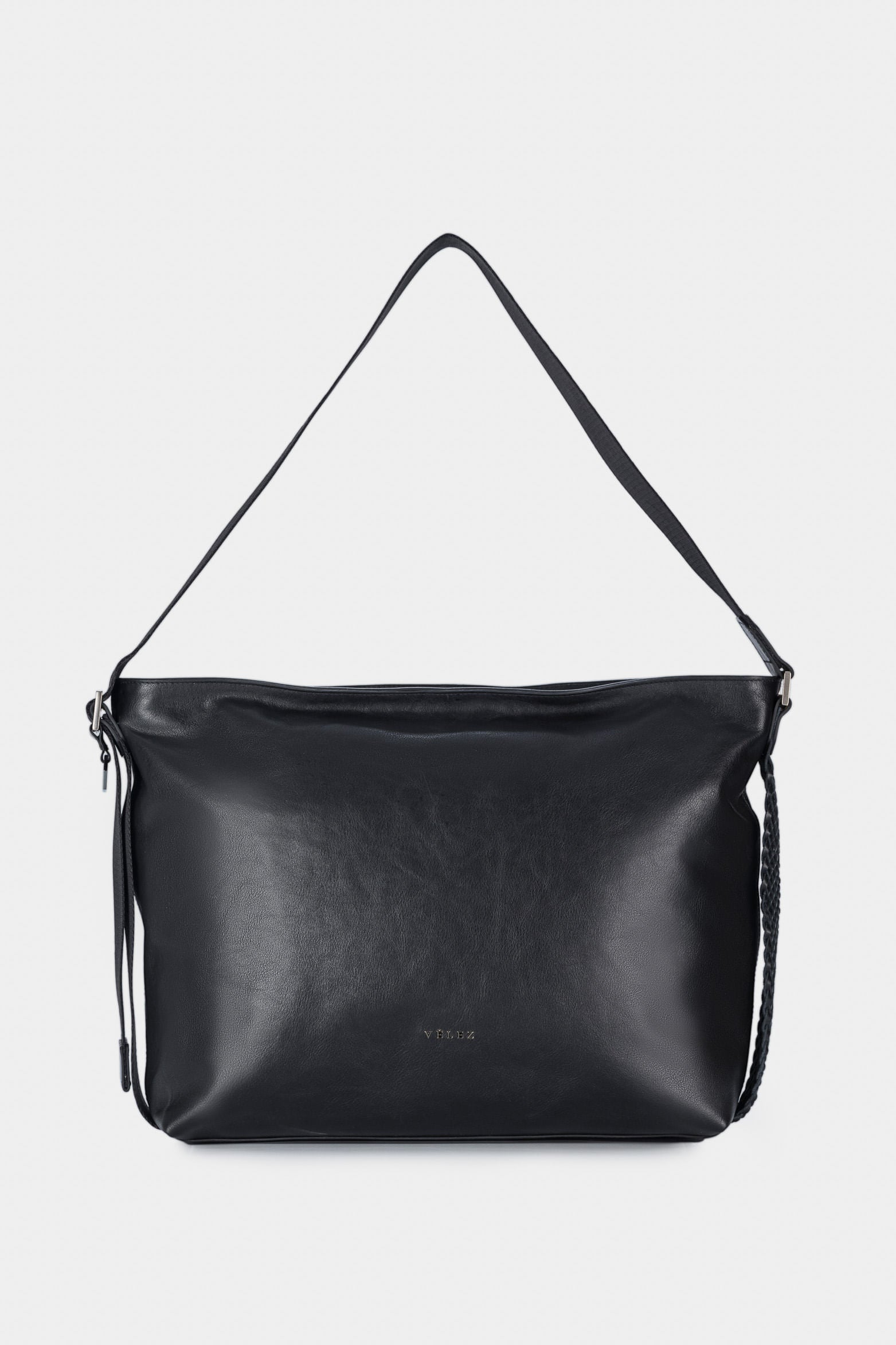 Women’s Venus Bowling Handbags in Semi-Shine Smooth Leather with Braided Detail