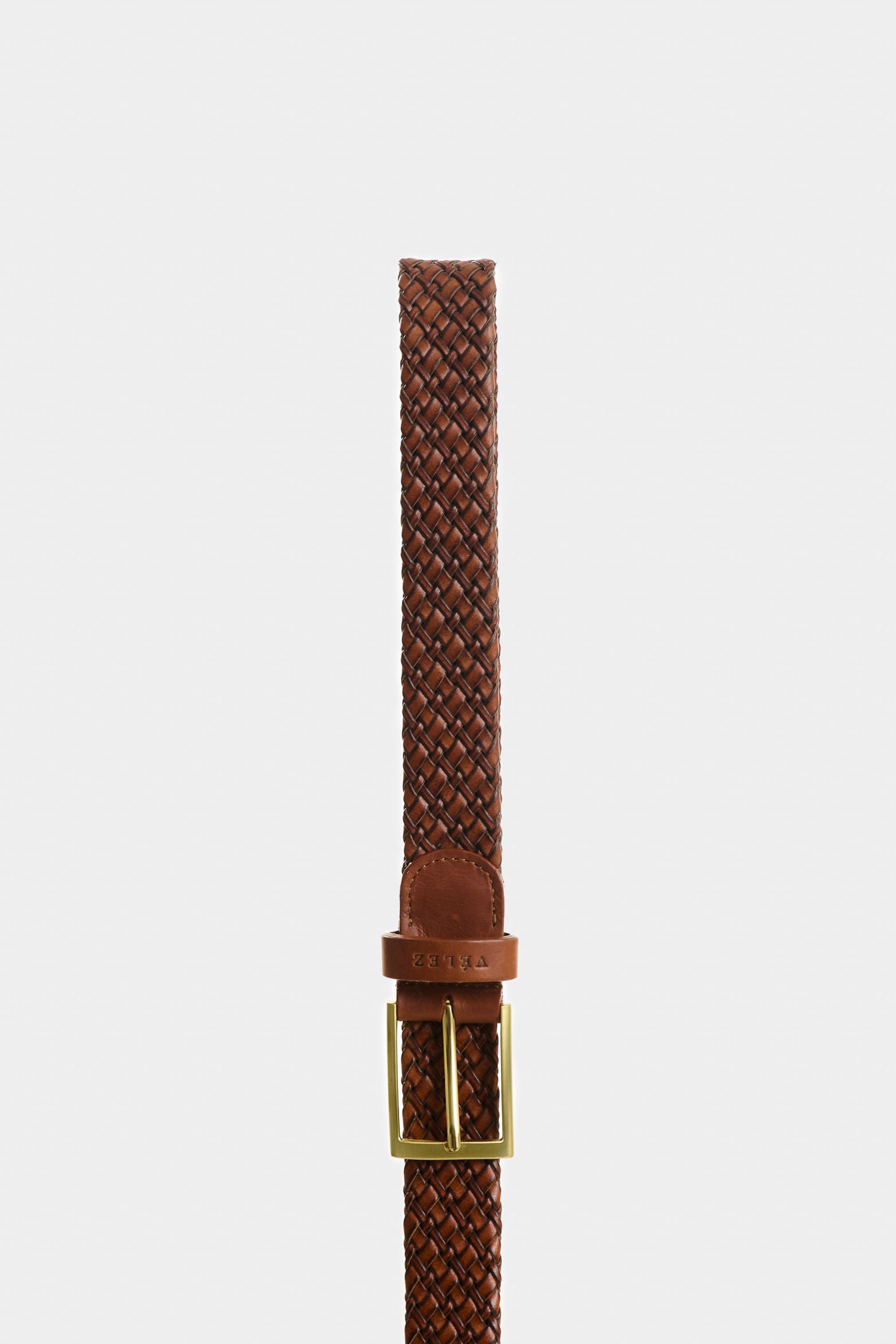 Vega Men's Braided Leather Belt