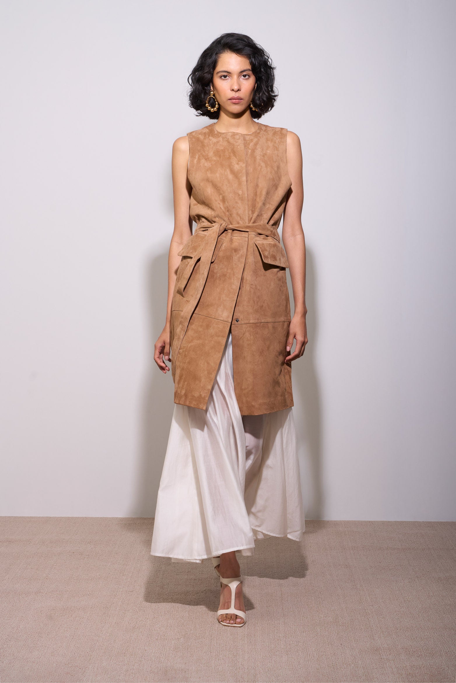 Women’s Gleam Short Suede Leather Dress
