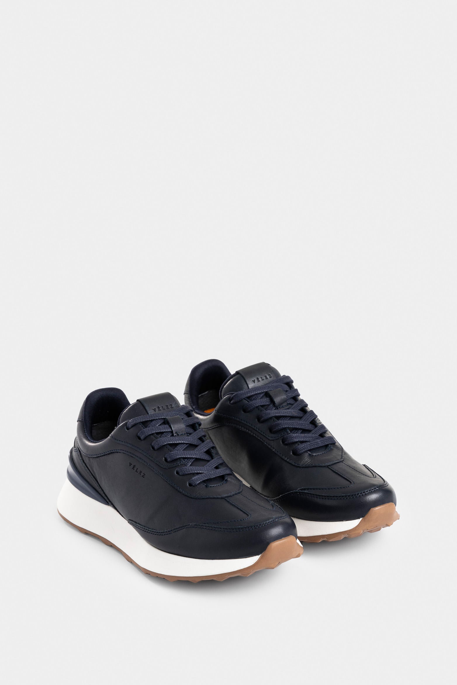 Elios Men's Leather Sneakers with Sporty Silhouette