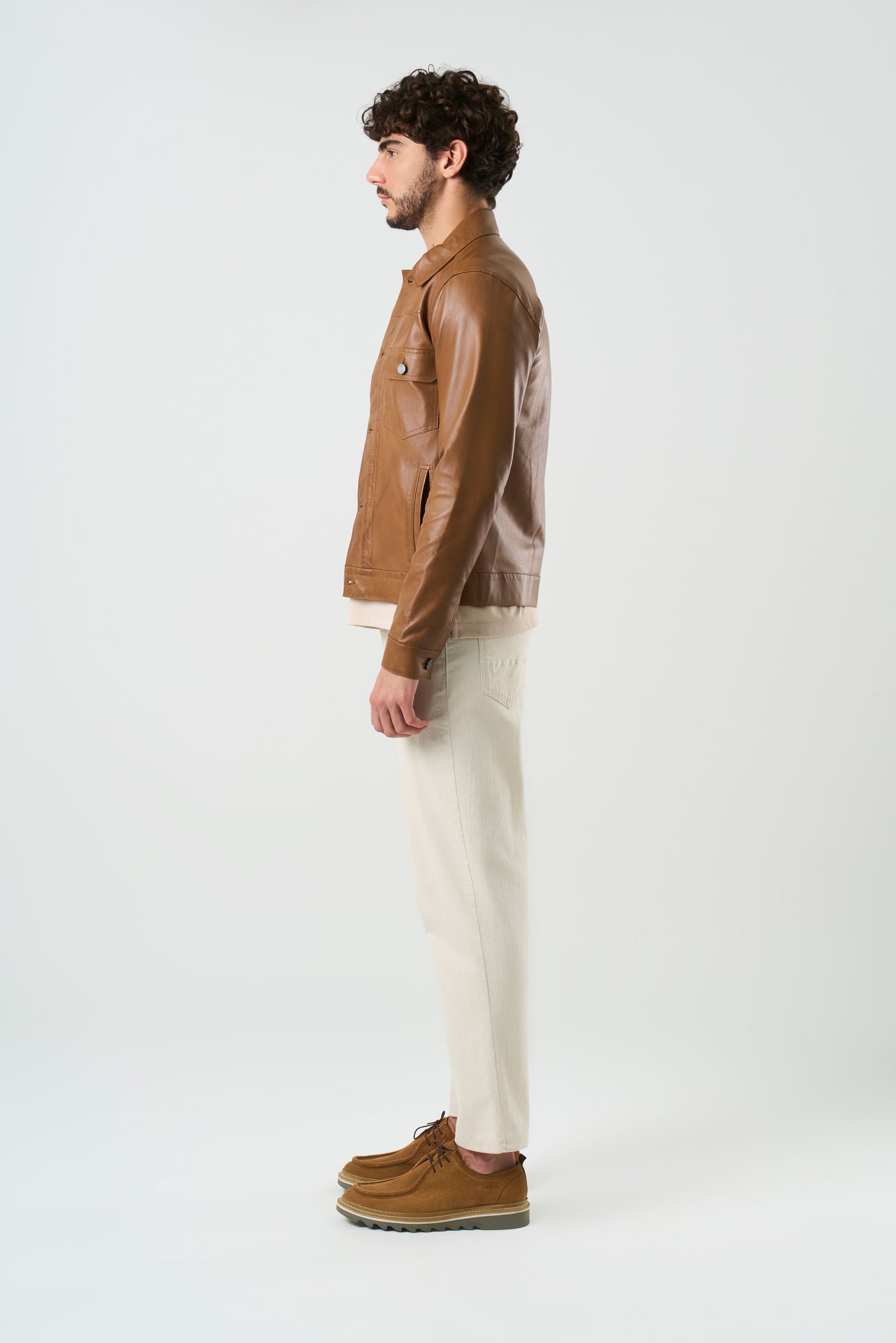 Paraná Classic Leather Trucker Jacket