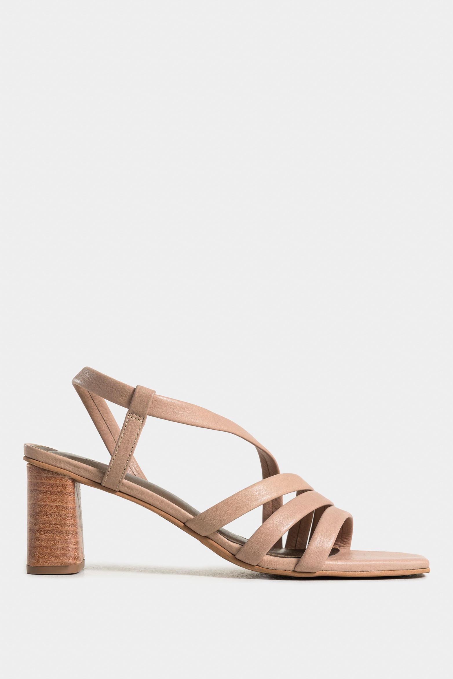 Women’s Gobi Smooth Leather Pump Sandal Straps