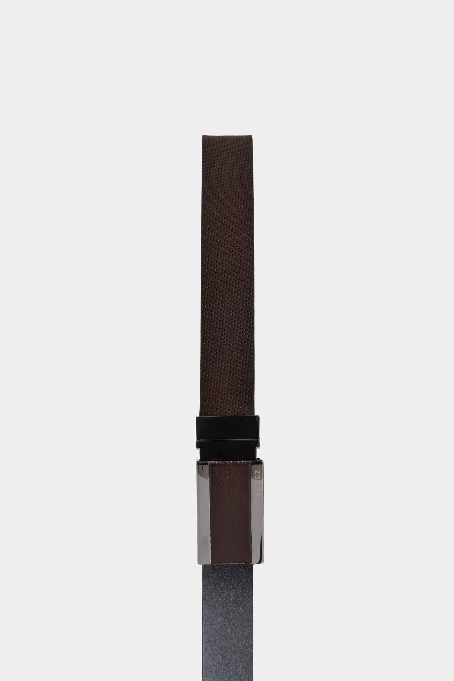 Embossed Leather Reversible Belt