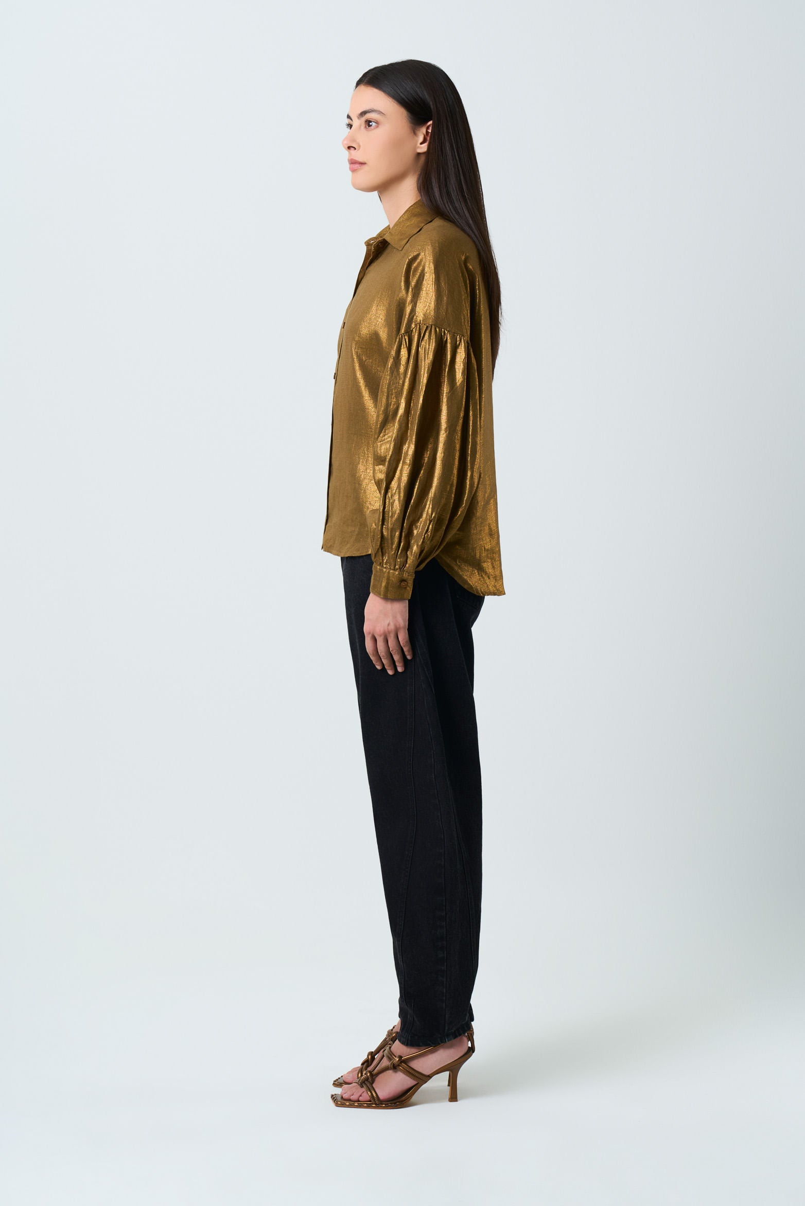 Women's oversized linen Gale shirt