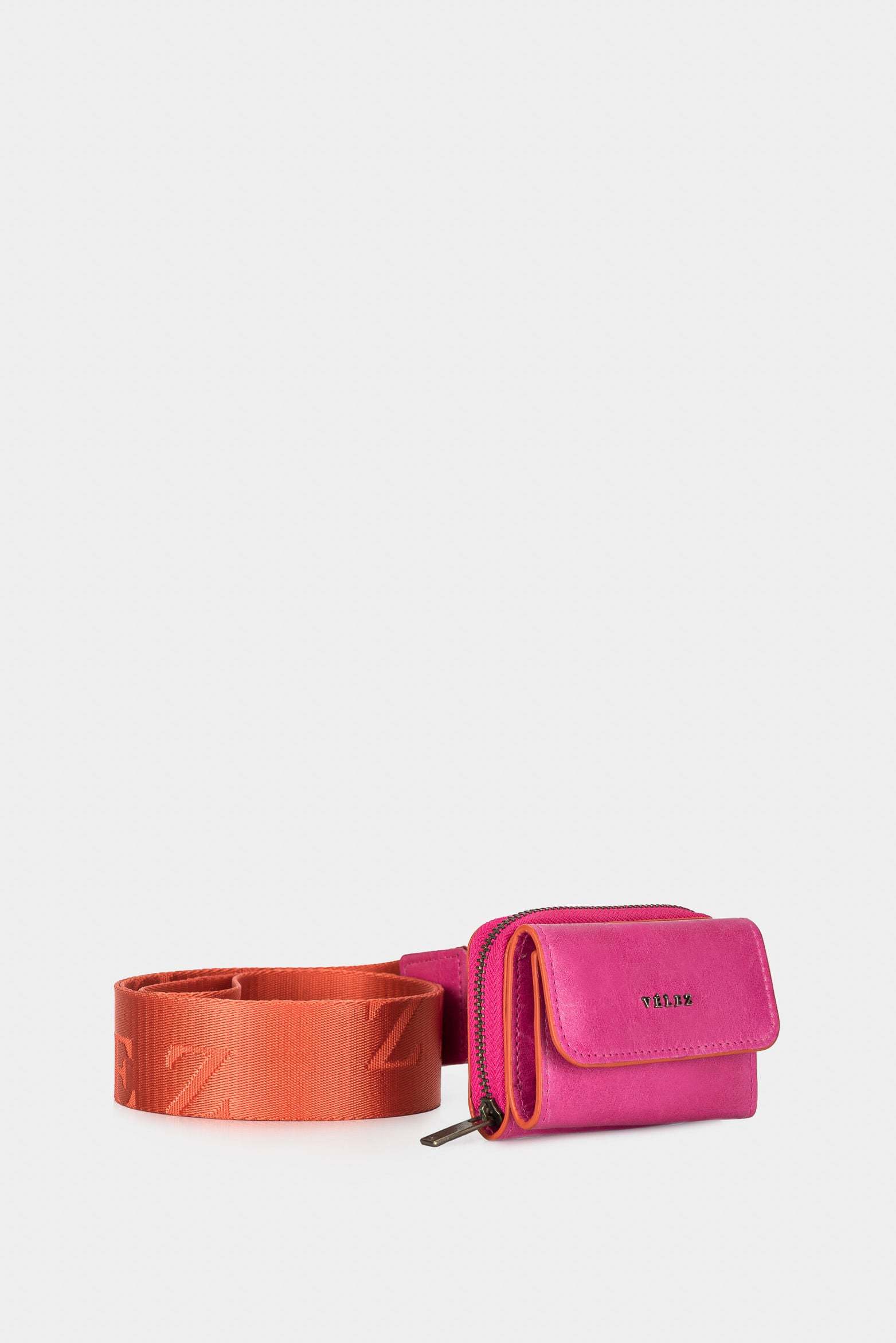 Women’s Tropical Leather Wallet with Removable Strap