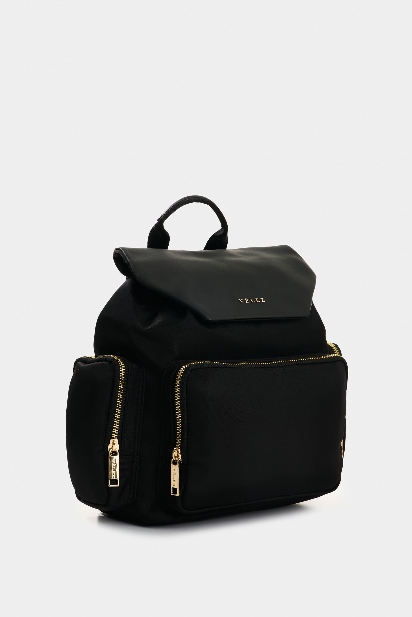 Orion Mini Canvas and Leather Drawstring Bag for Women