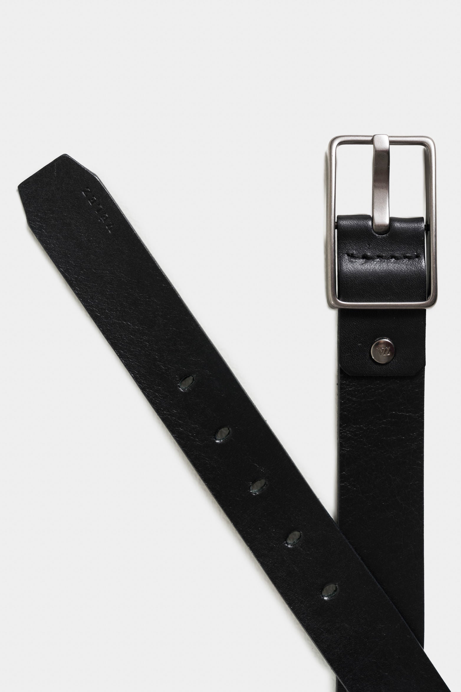 Samur Leather Belt for Men with Square Buckle
