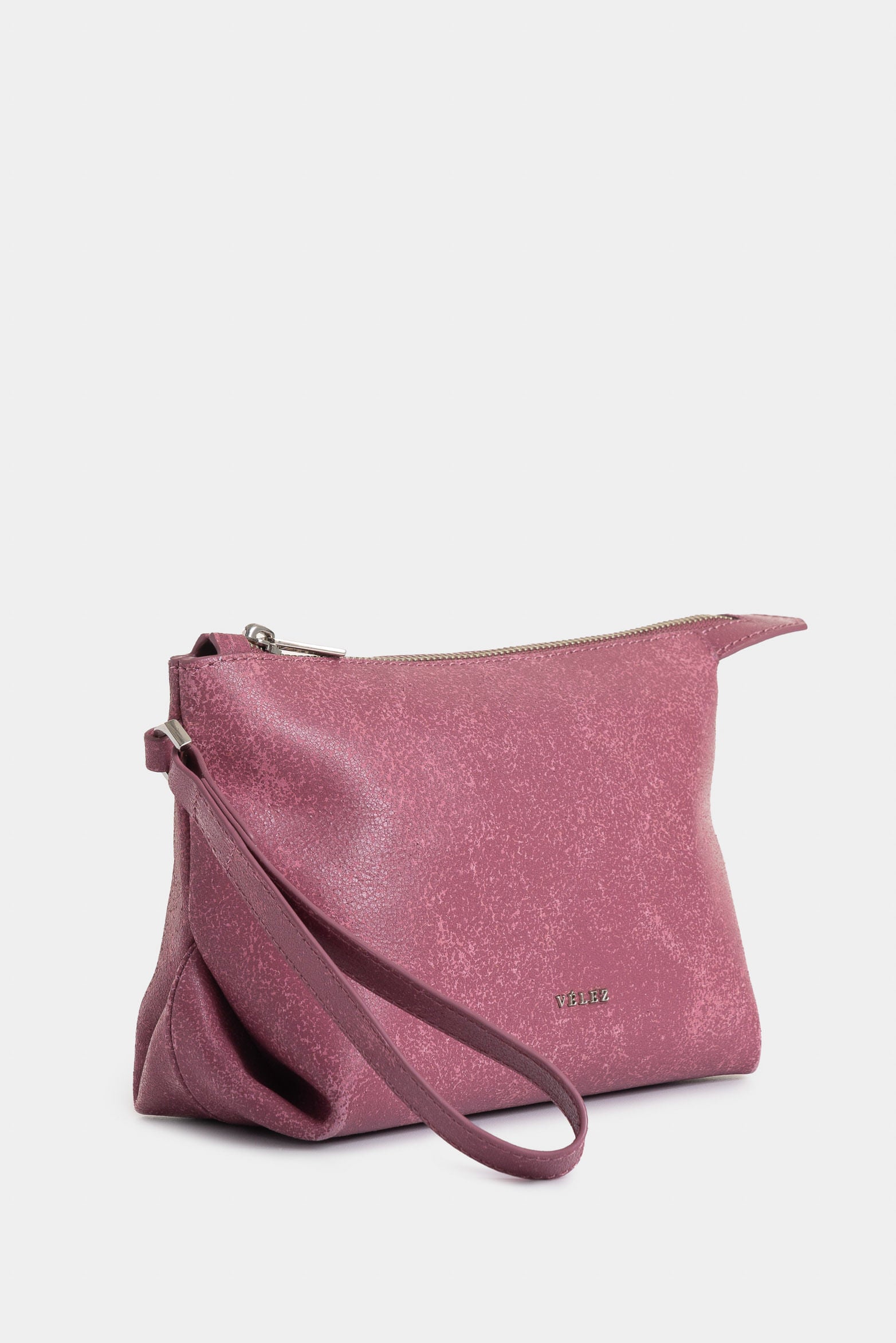 Cuzzo Leather Cosmetic Bag for Women with Zipper