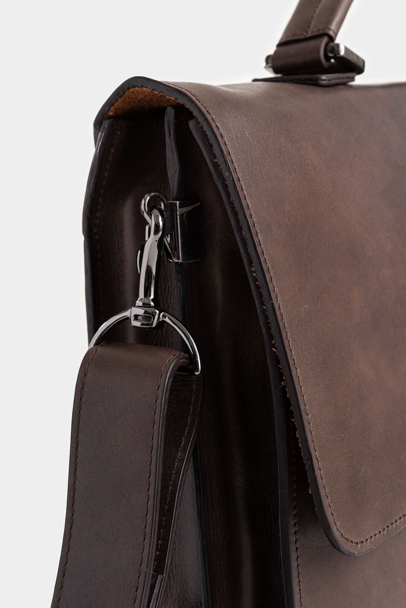 Aperto Leather Laptop Briefcase for Men