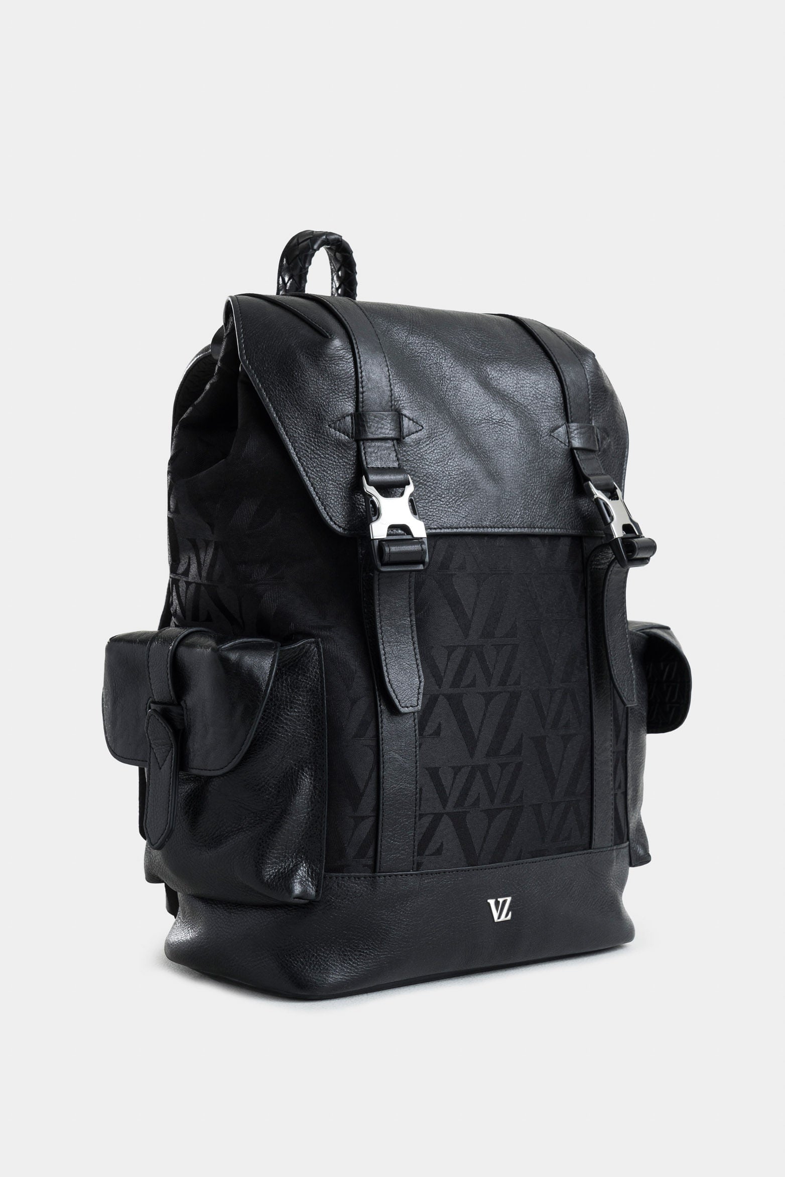 Garda Jacquard Leather Backpack for Men with Monogram
