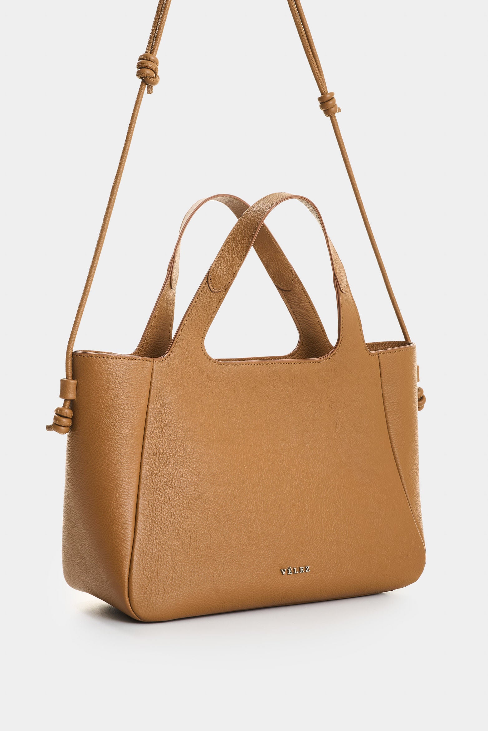 Ailana leather bowling bag for women