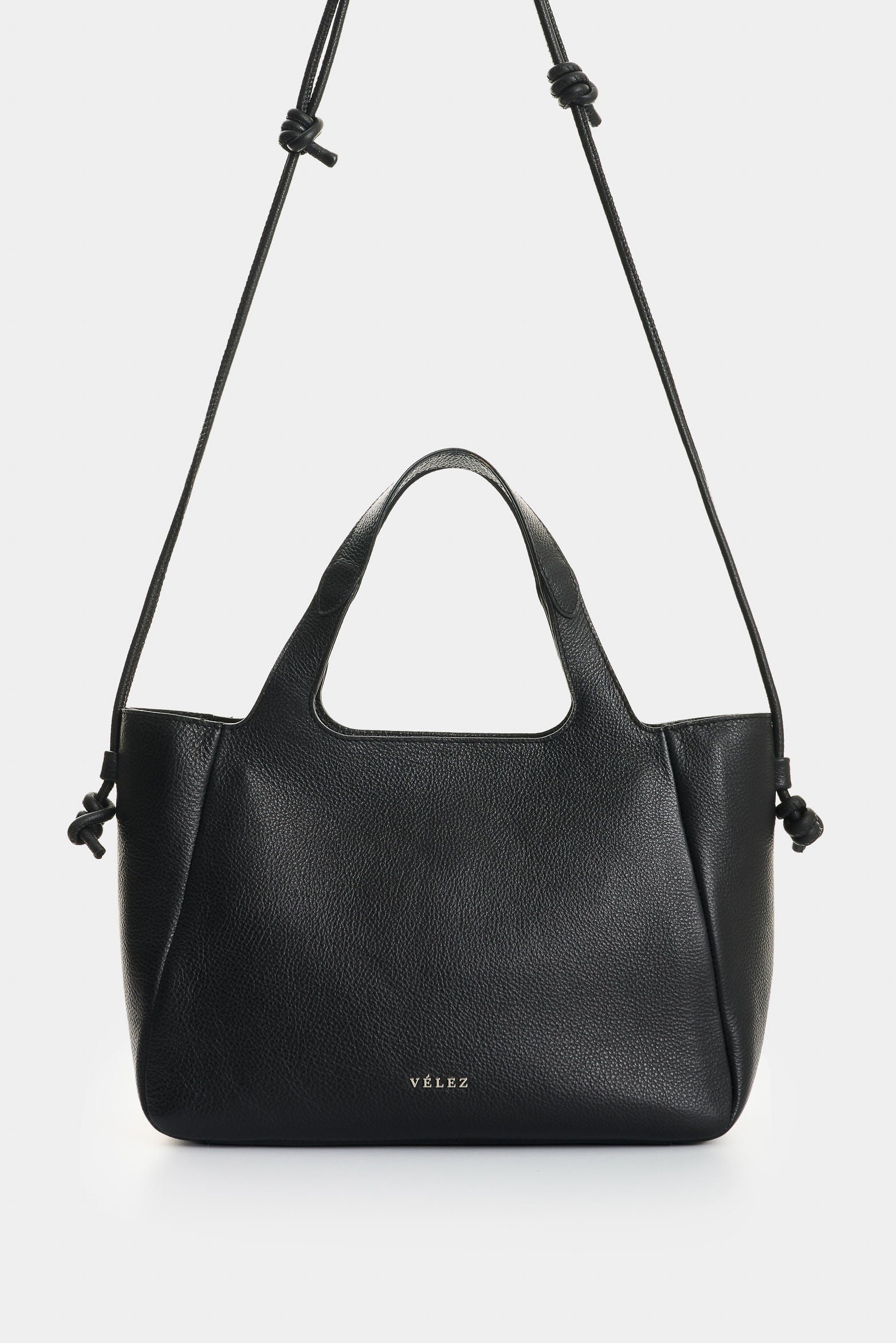 Ailana leather bowling bag for women