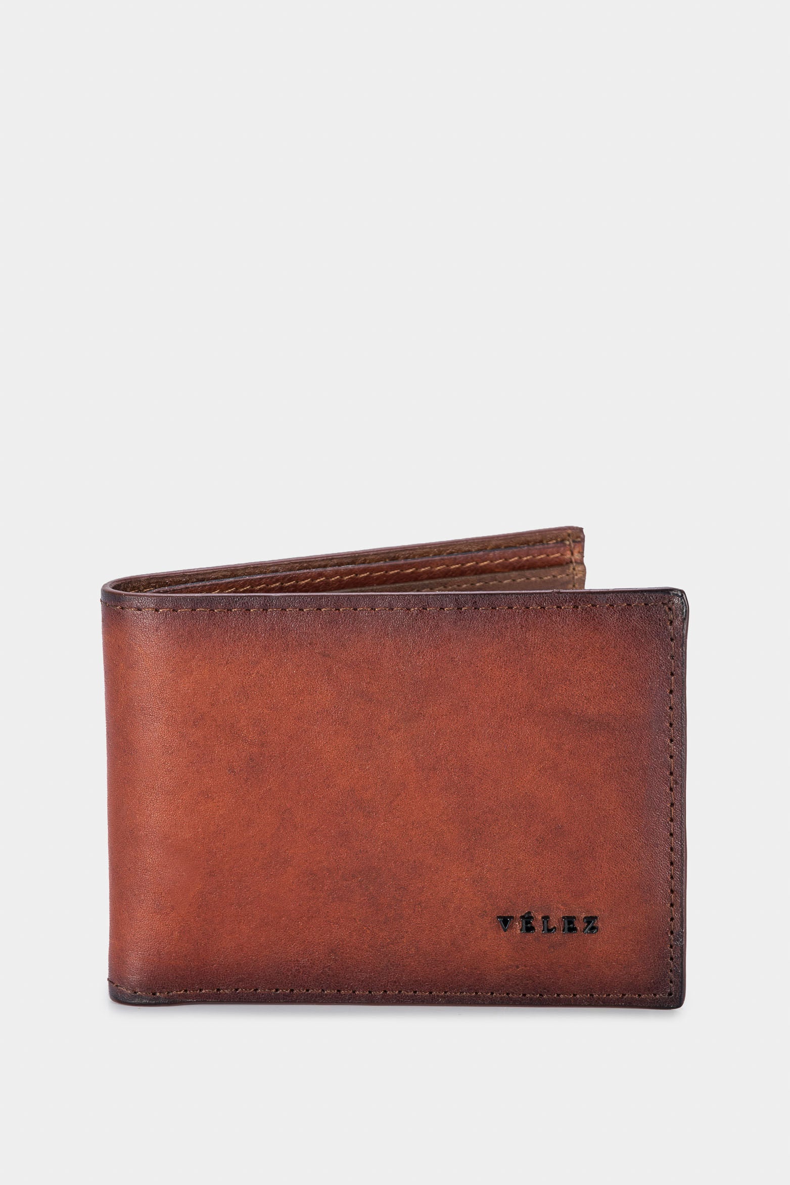 Men’s Onyx Leather Multi-Compartment Wallet