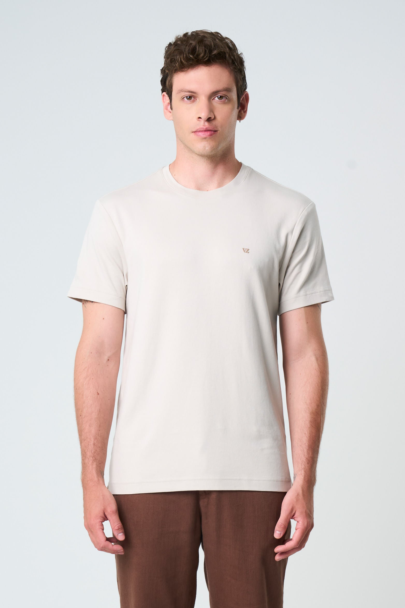 Lerici Short Sleeve T-Shirt for Men Semi Fitted