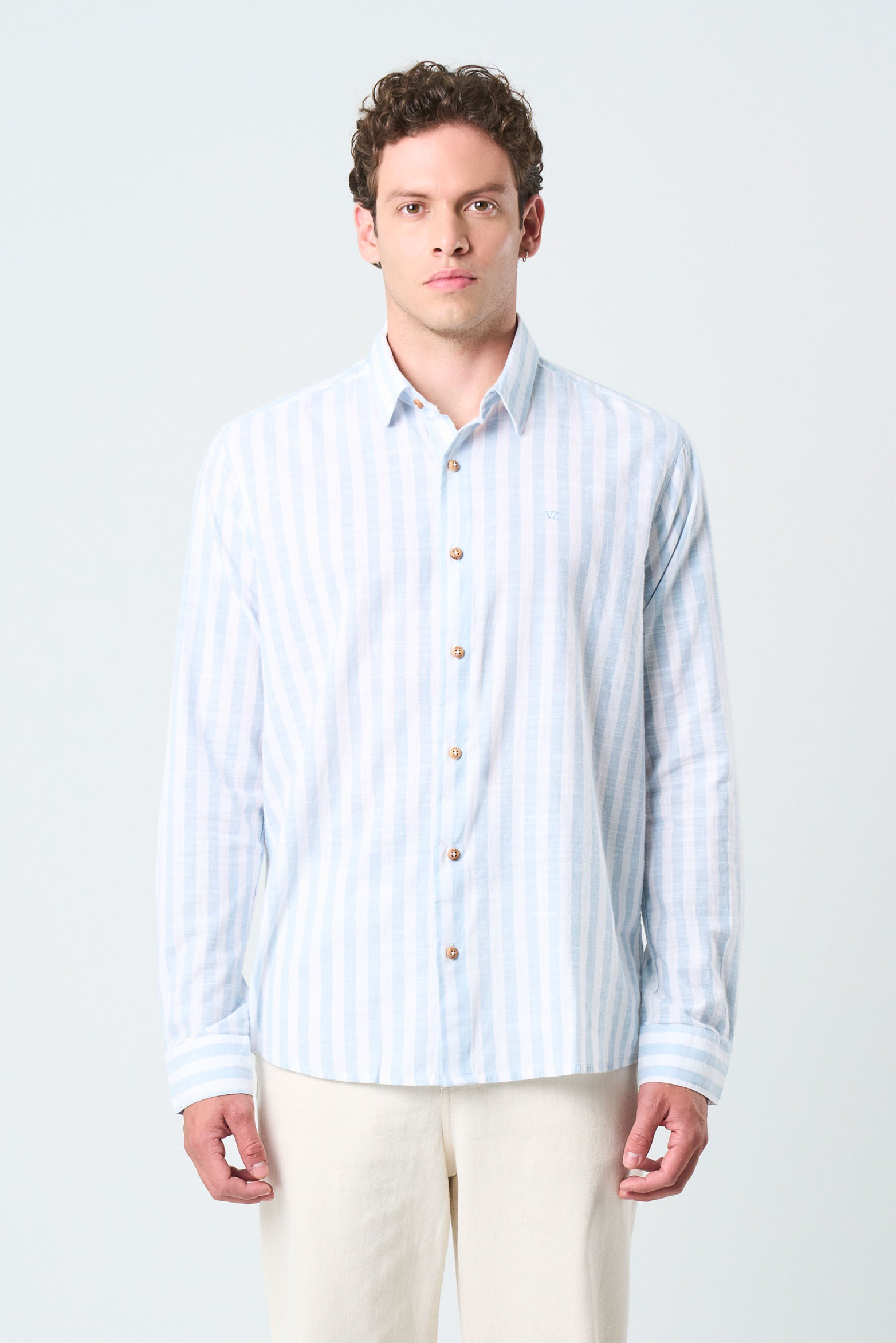 Elina Striped Printed Shirt for Men