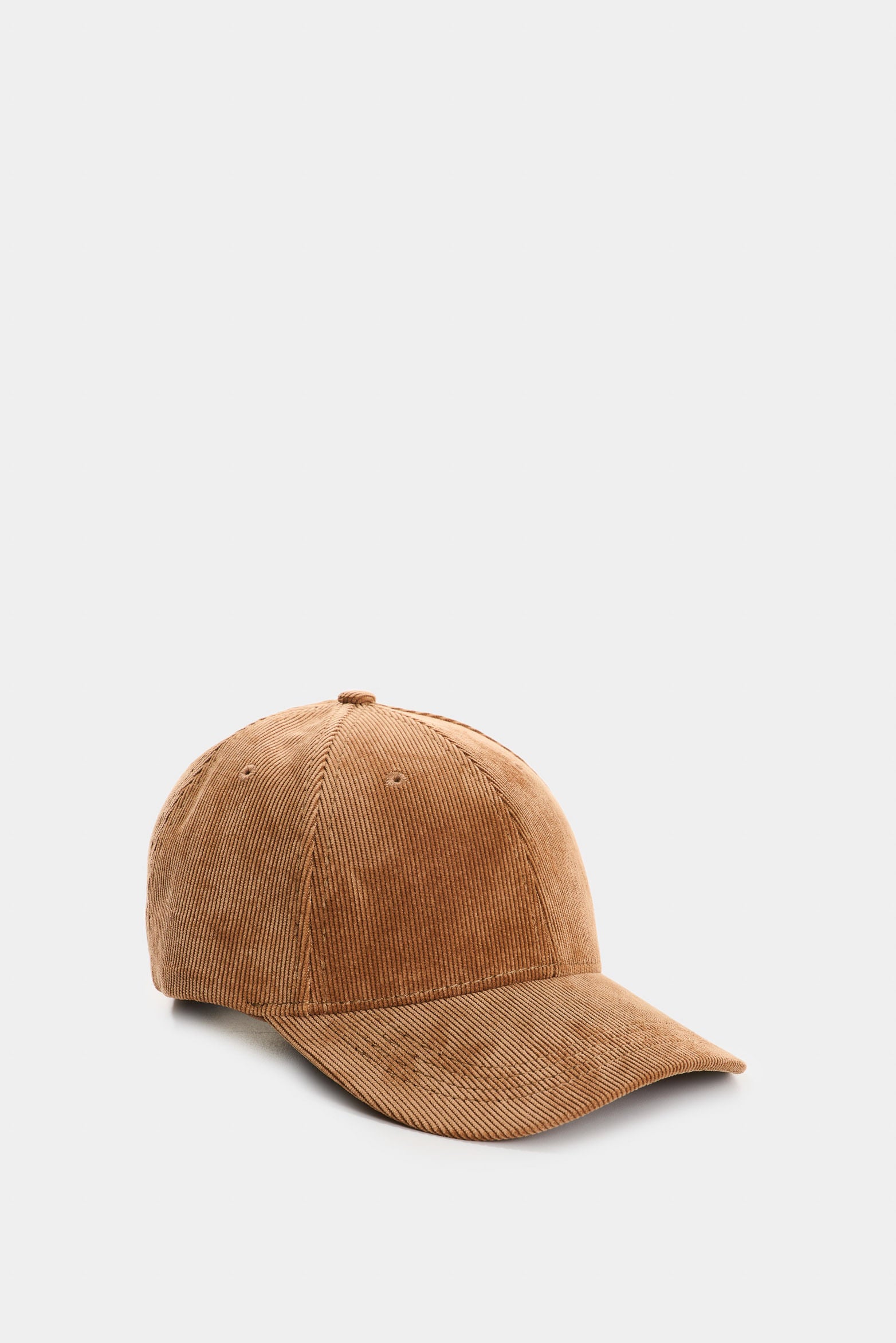 Borges 2 trucker cap in corduroy for men with curved brim