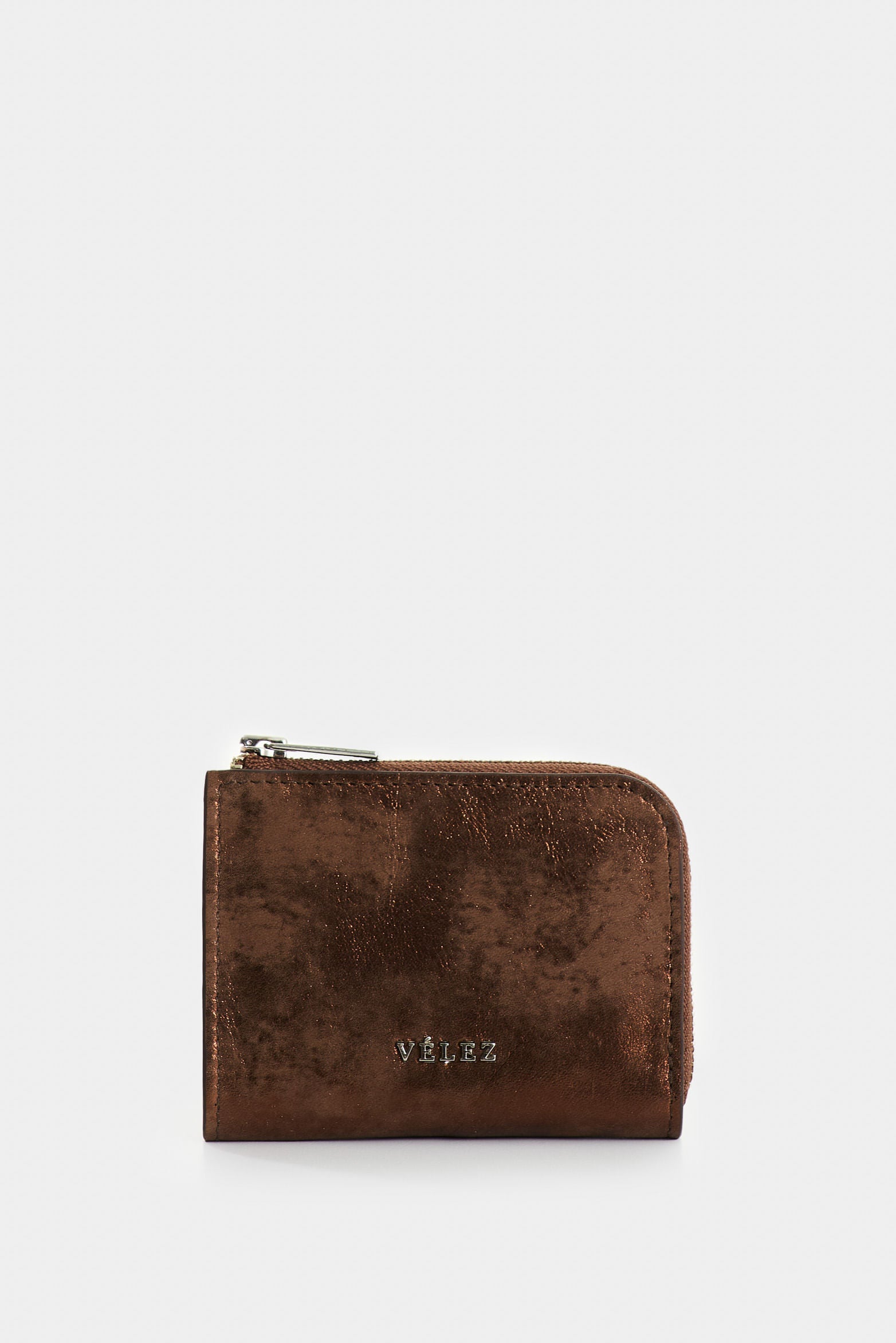 Holy Folia Leather Document Holder for Women with Zipper