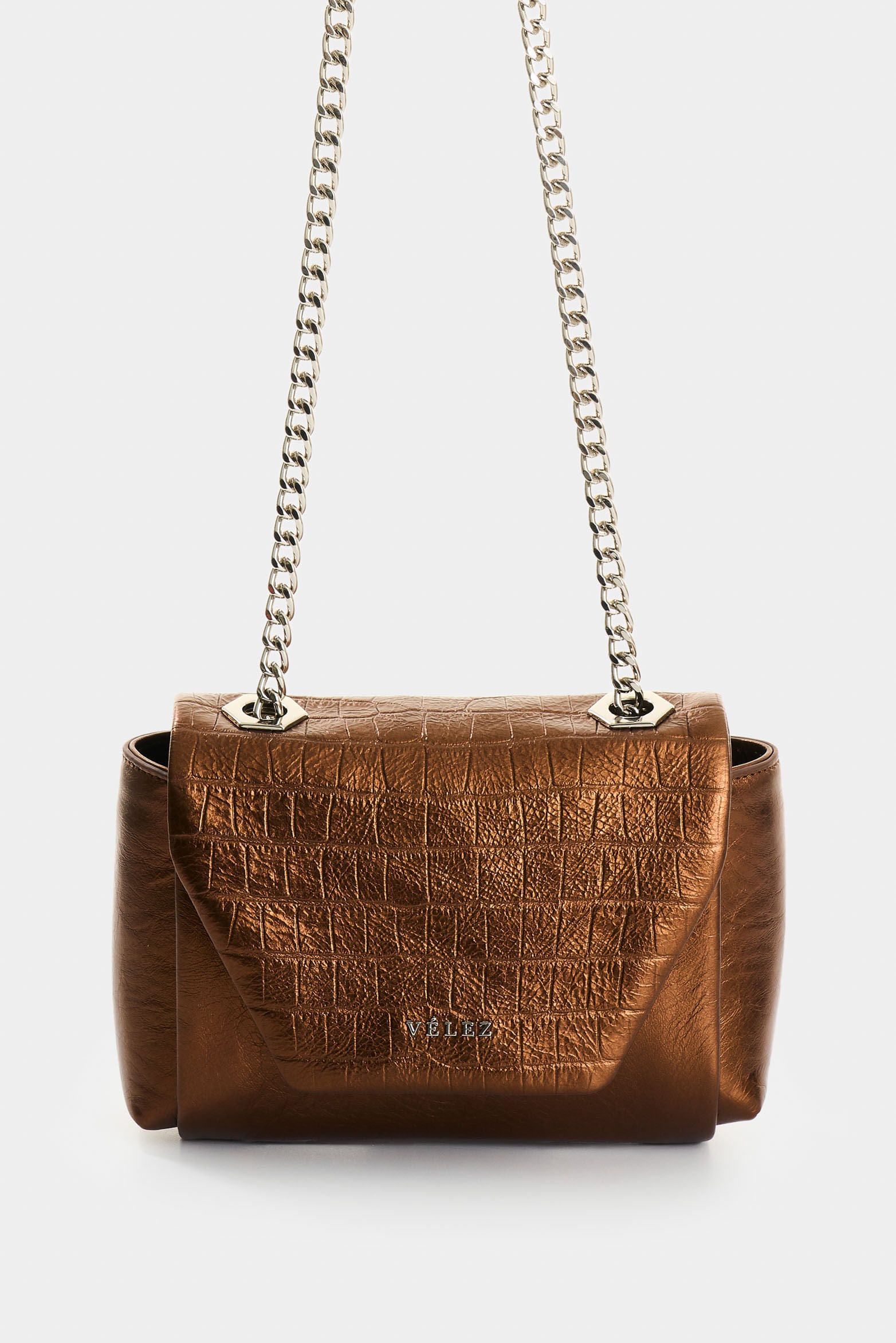 Women’s Folia Leather 	Satchel bag  Lili Detail