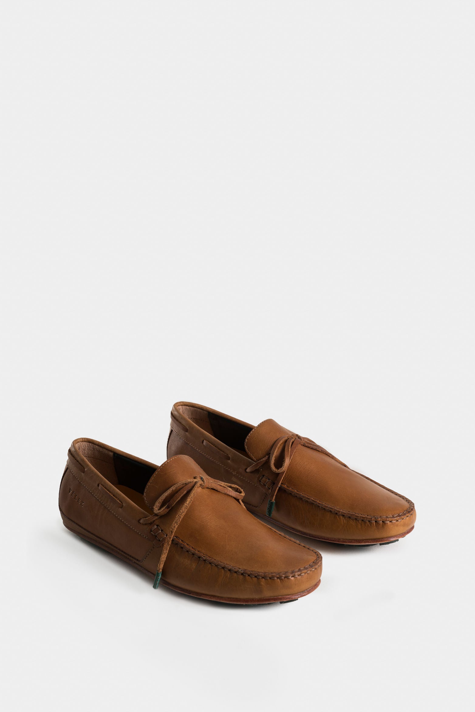 Atacama Leather Loafers for Men with Hand-Tampered Upper Honey 38