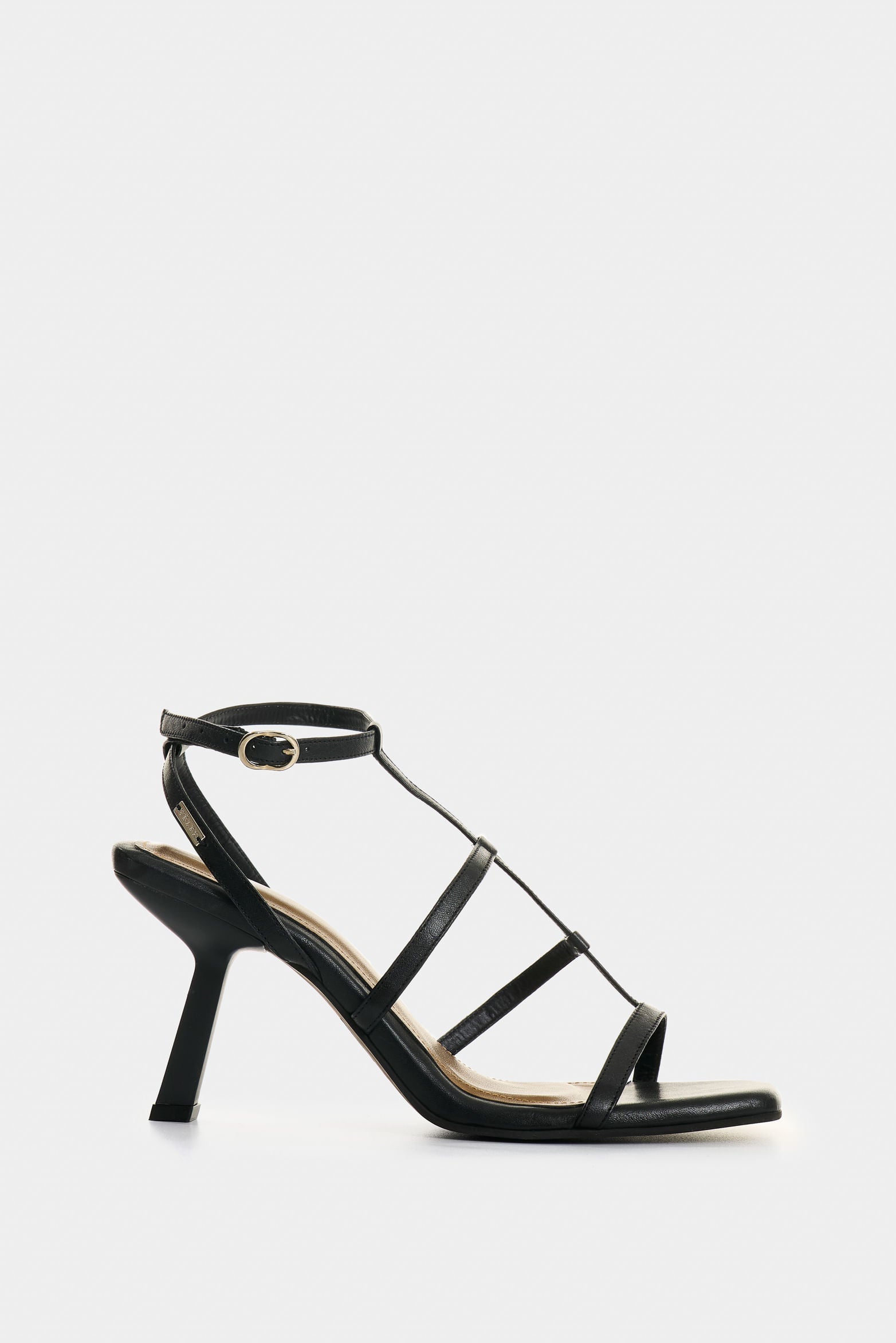 Moon Leather Heeled Sandals for Women
