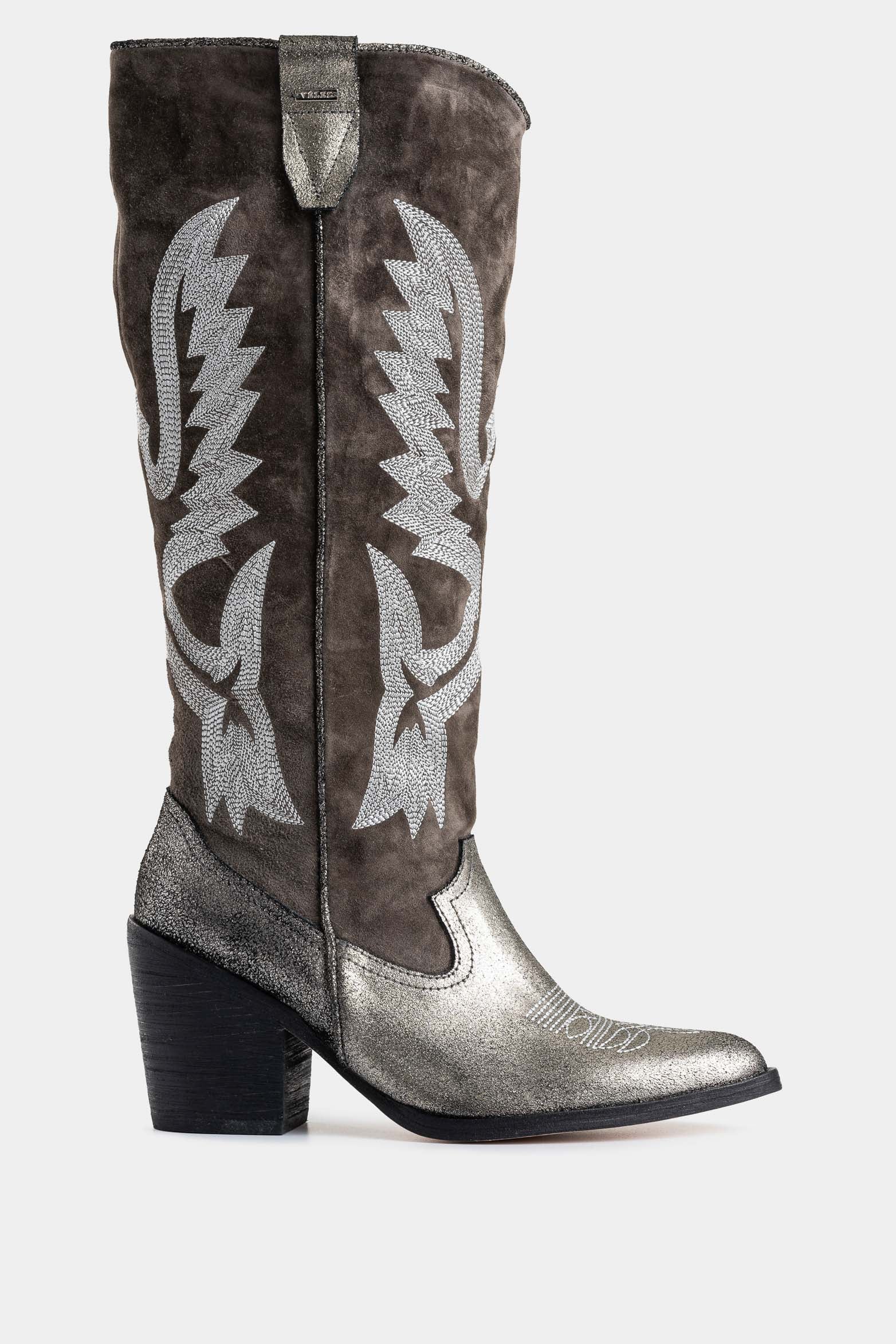 Linaje Western Boots for Women with Foil Detail
