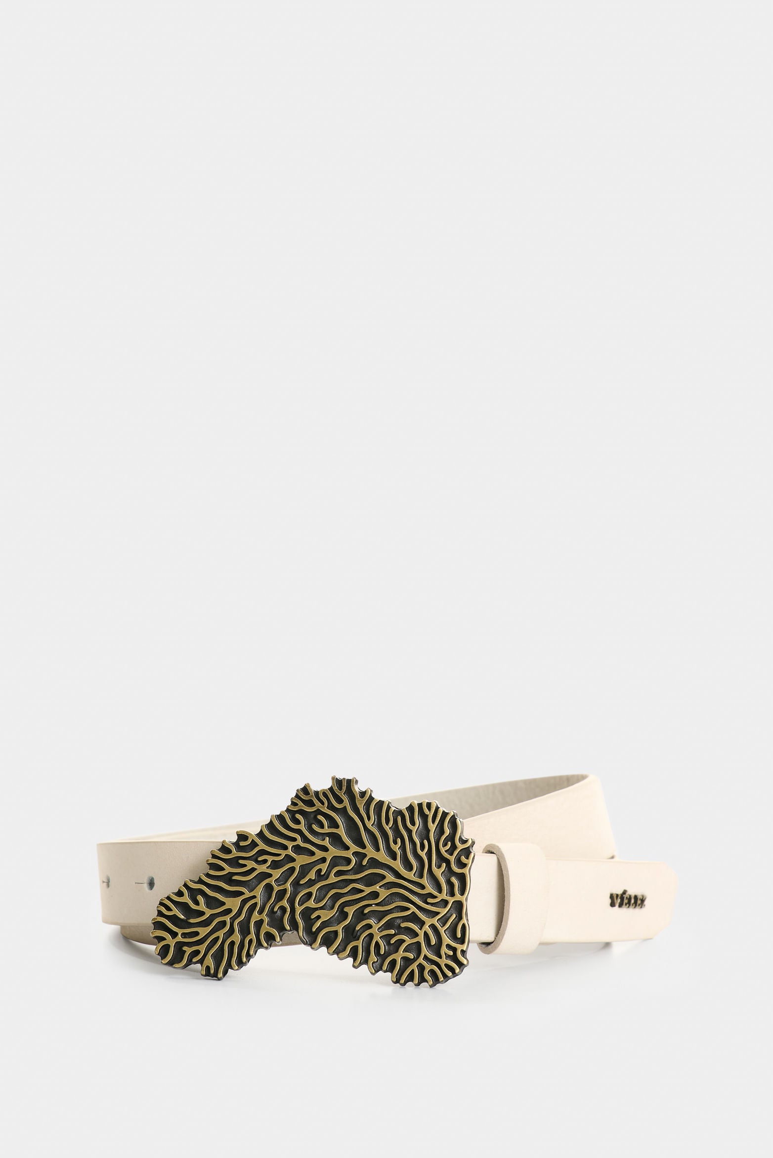 Gorgonia Embossed Leather Belt for Women