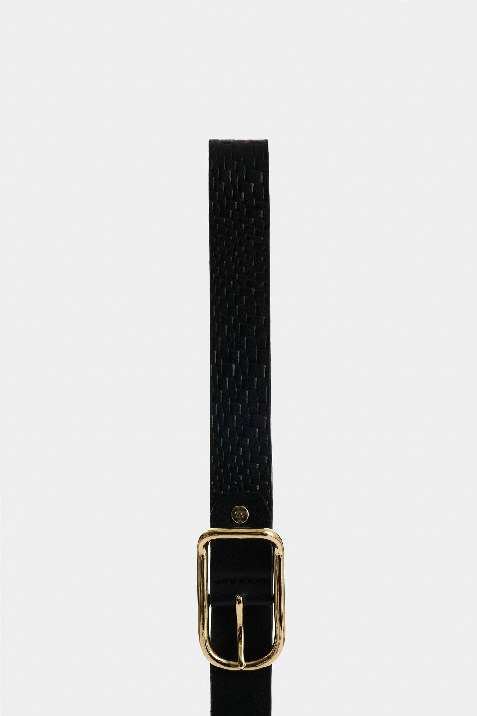 Regular Embossed Leather Belt