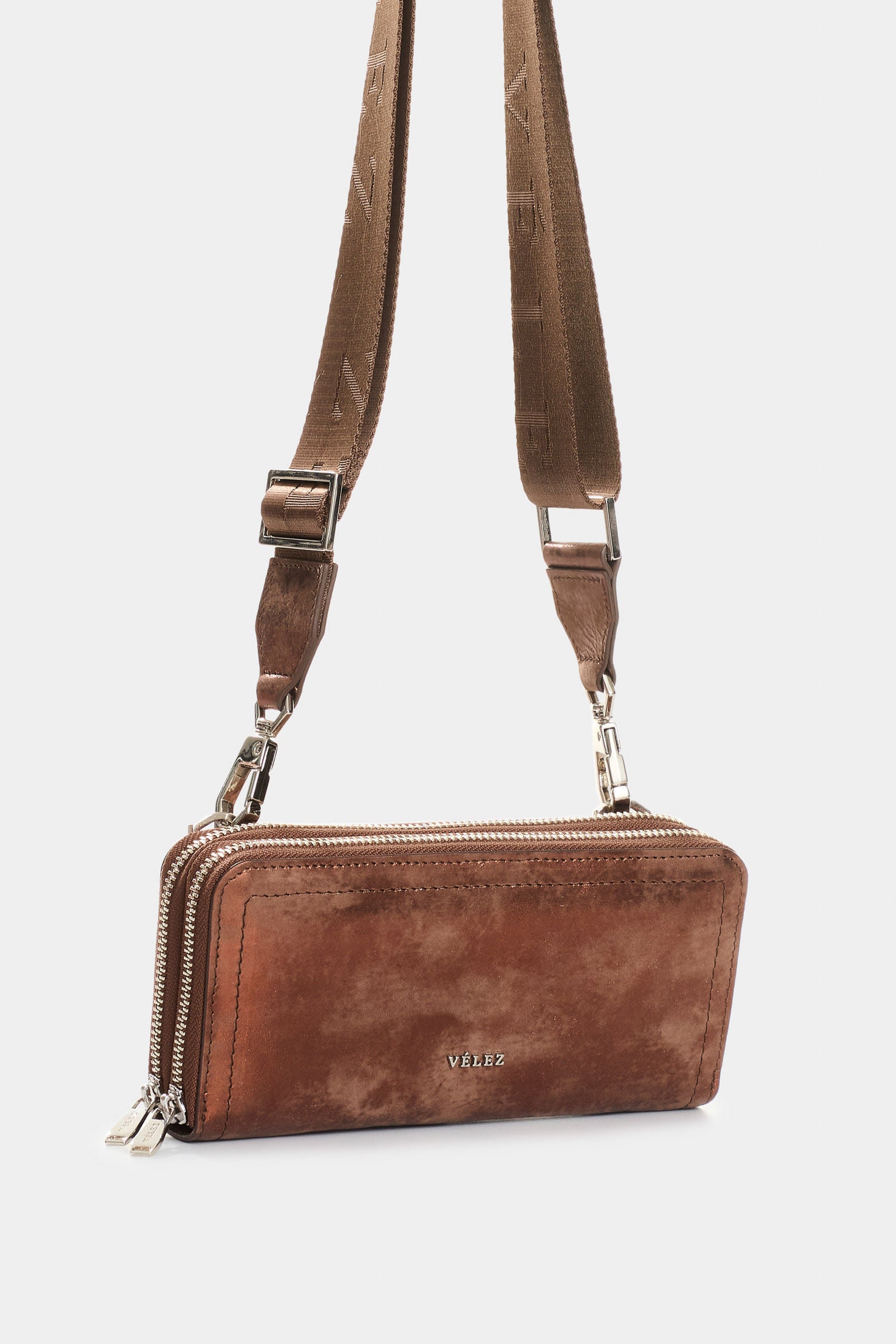 Women's Singapur Leather Checkbook Holder with Zipper