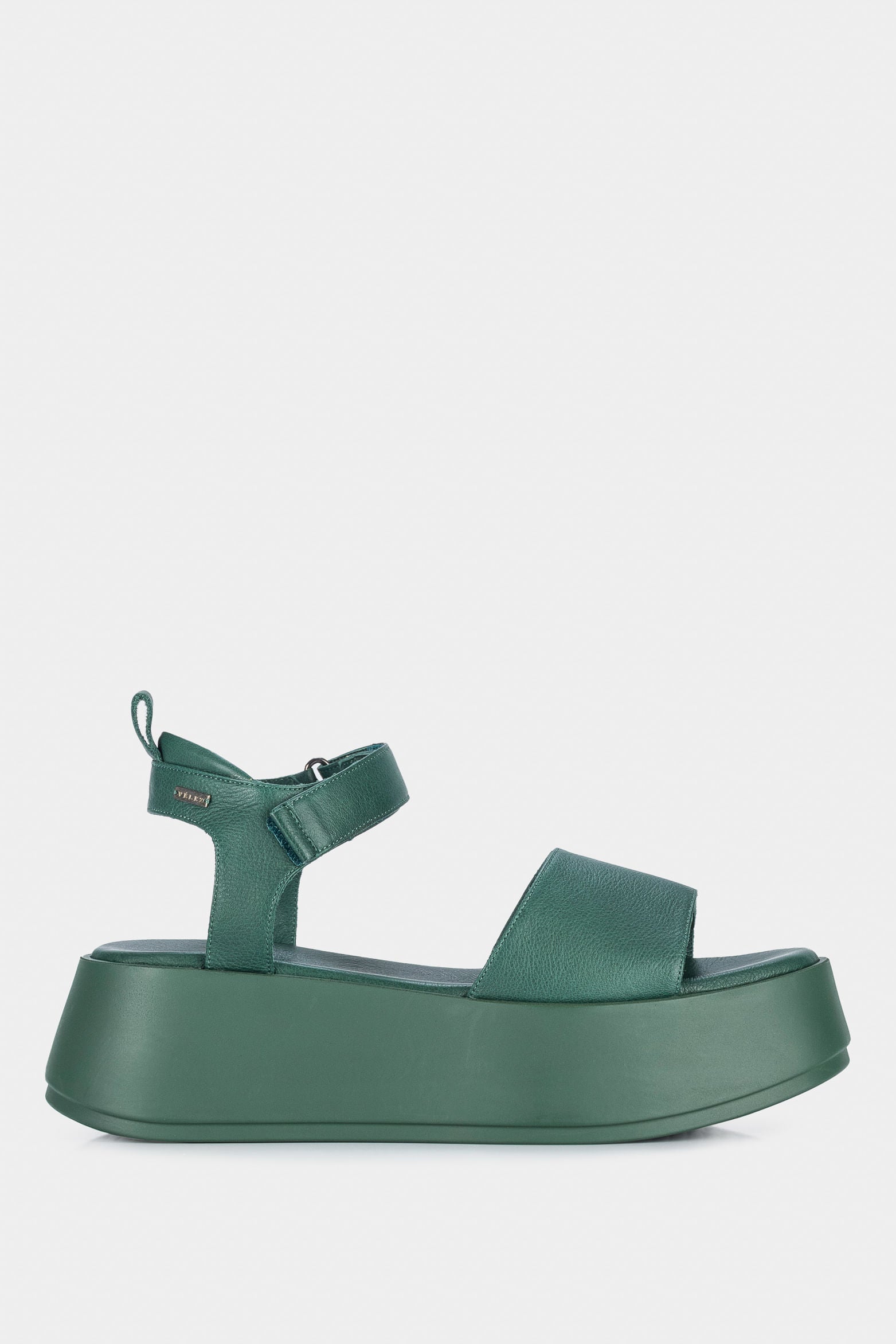 Women’s Milan Platform Sandals in Leather with Natural Shine
