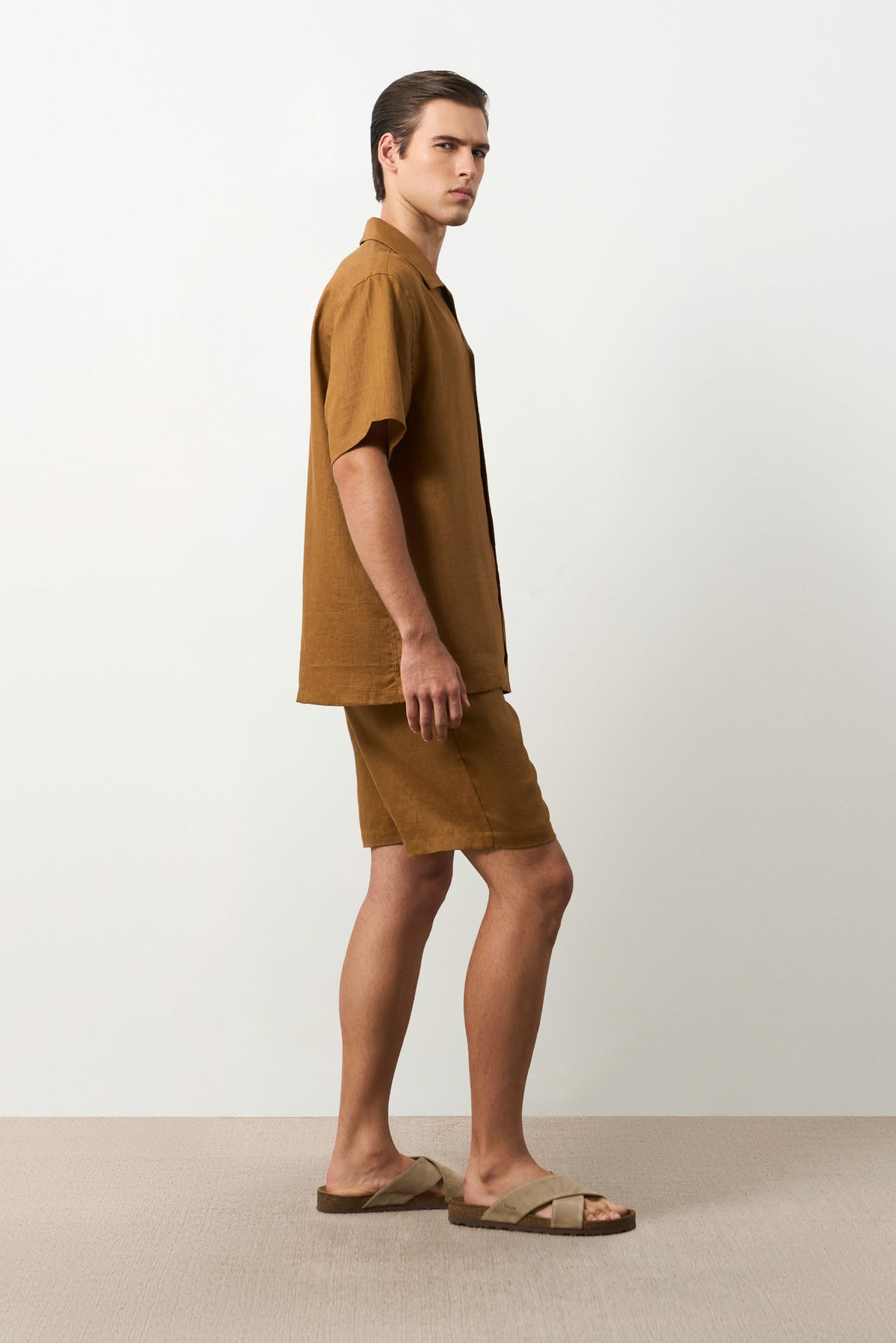 Men's Málaga Short Sleeve Linen Shirt