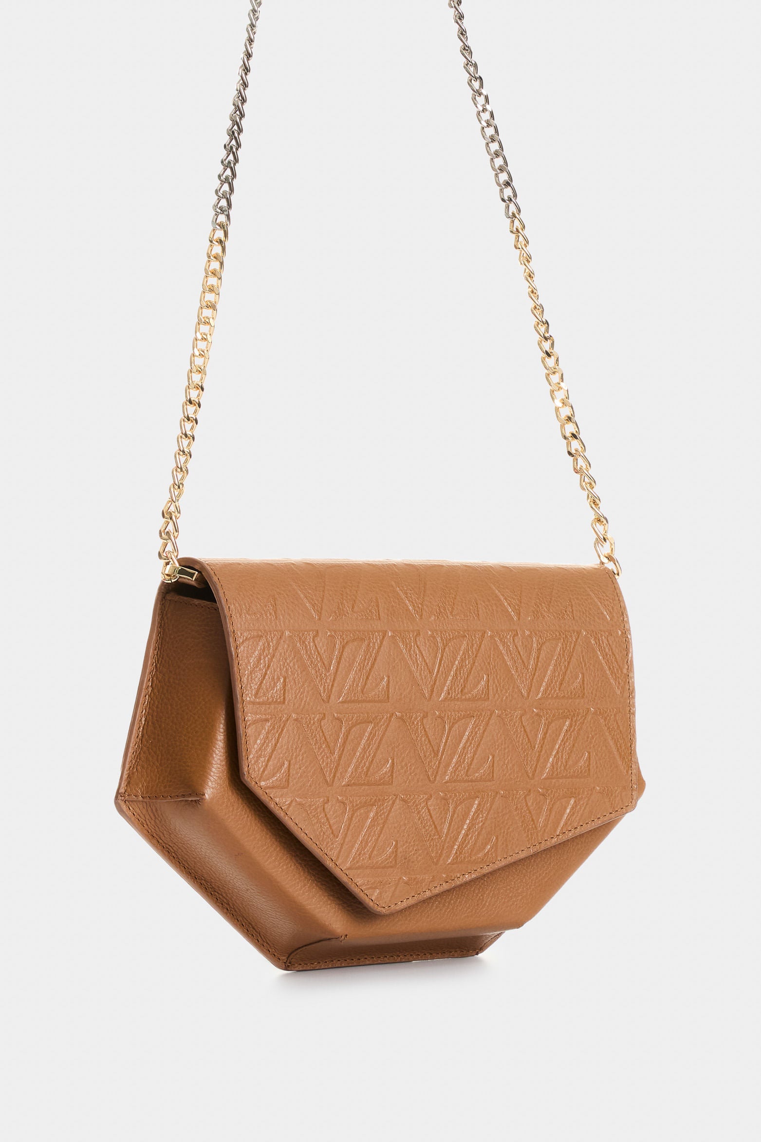 PRUEBA Women's Hexa Leather Crossbody Bag Monogram