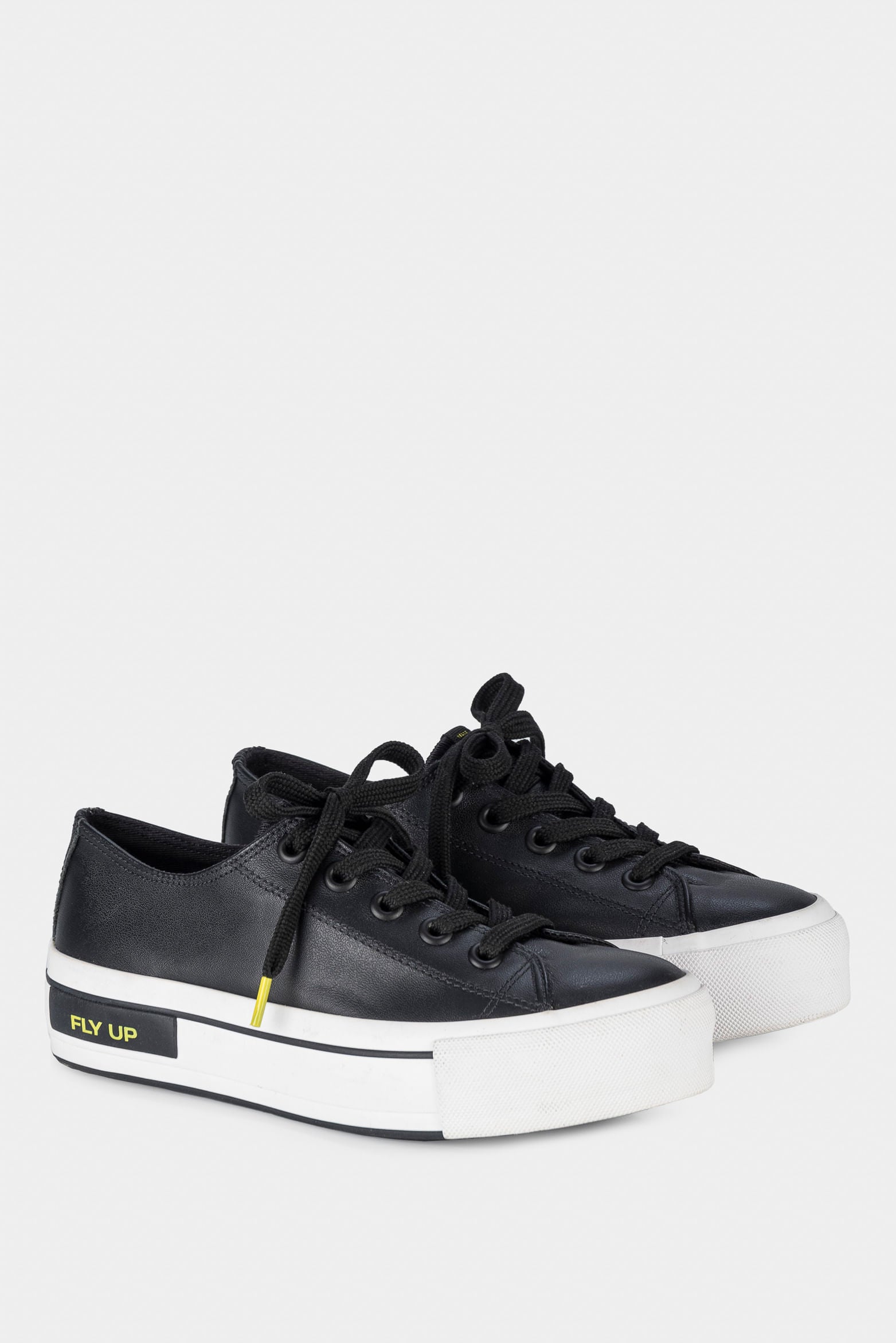 Women’s Nepal Sneakers in Black Leather