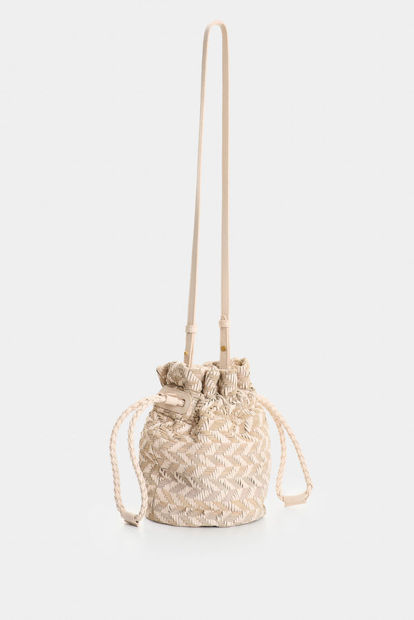 Lyra Woven Leather Crossbody Bag for Women