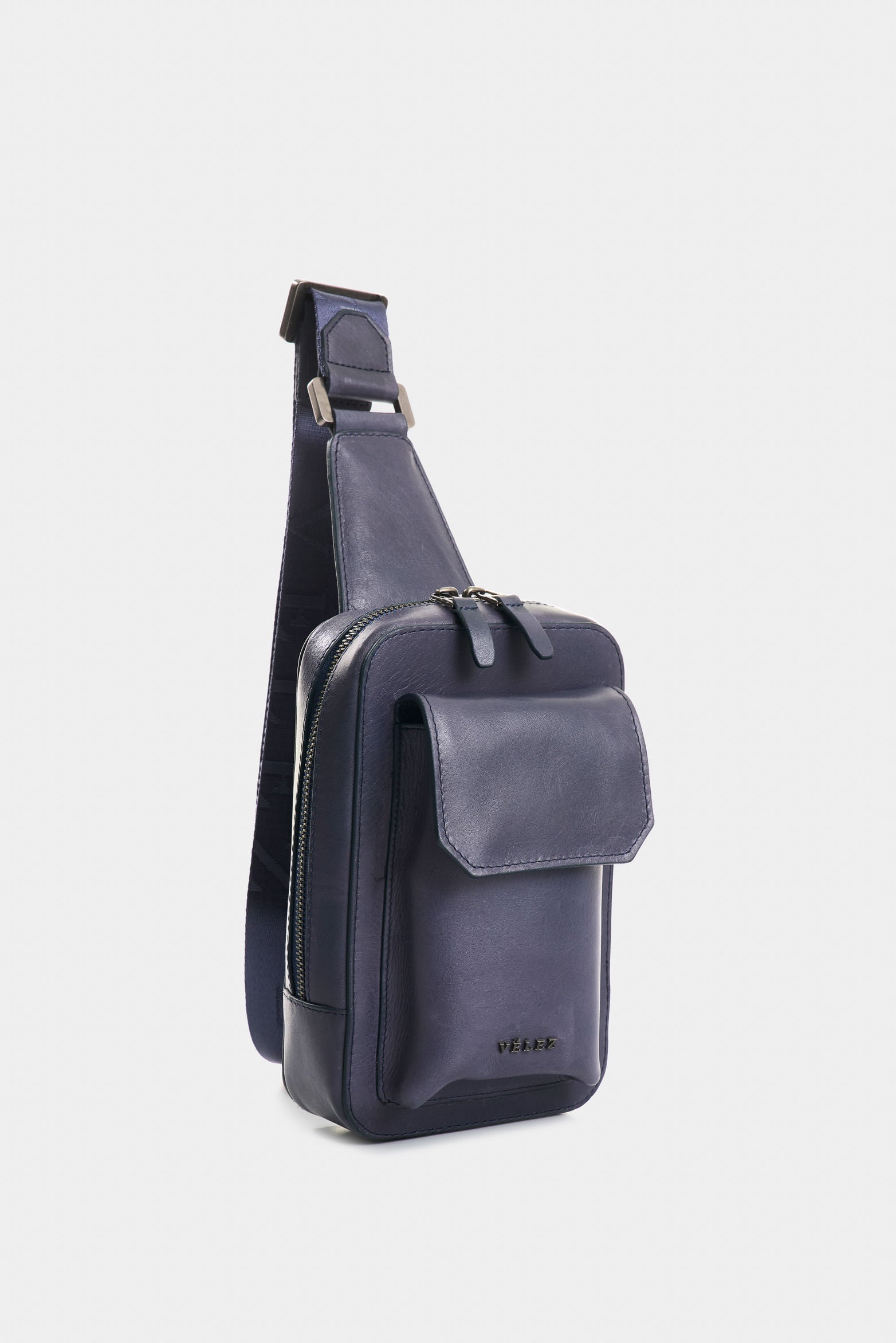 Lyra Men's Waxed Effect Leather Hands-Free Bag