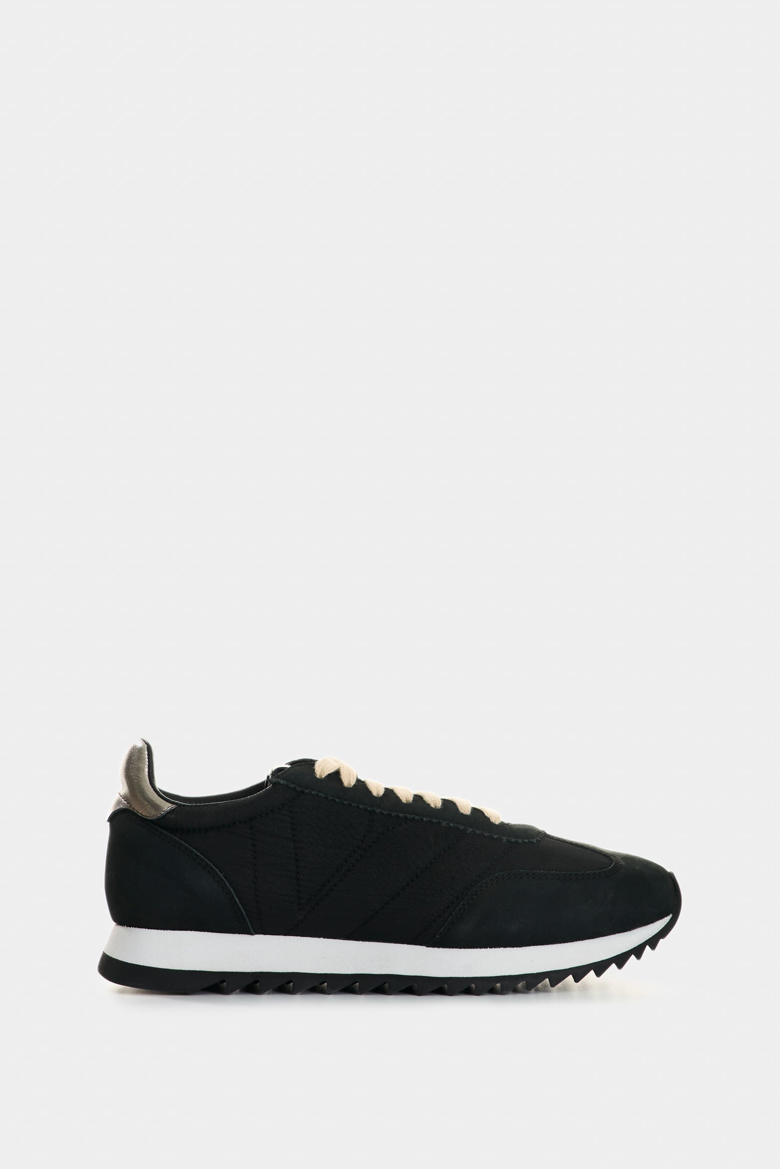 Flora Leather and Textile Sneakers for Women