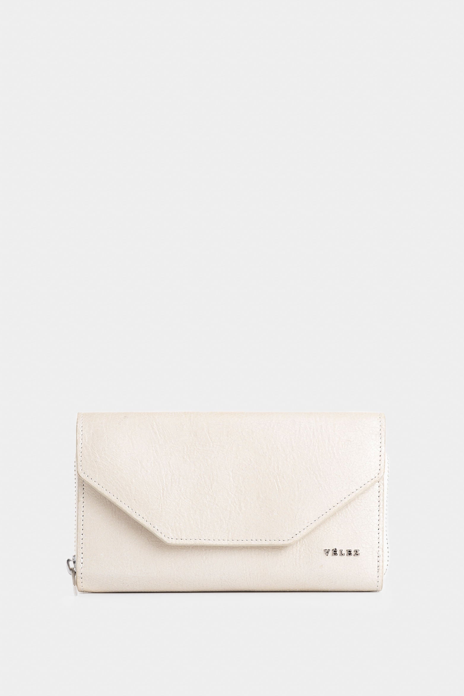 Plutón Leather Phone Holder for Women Pearlescent